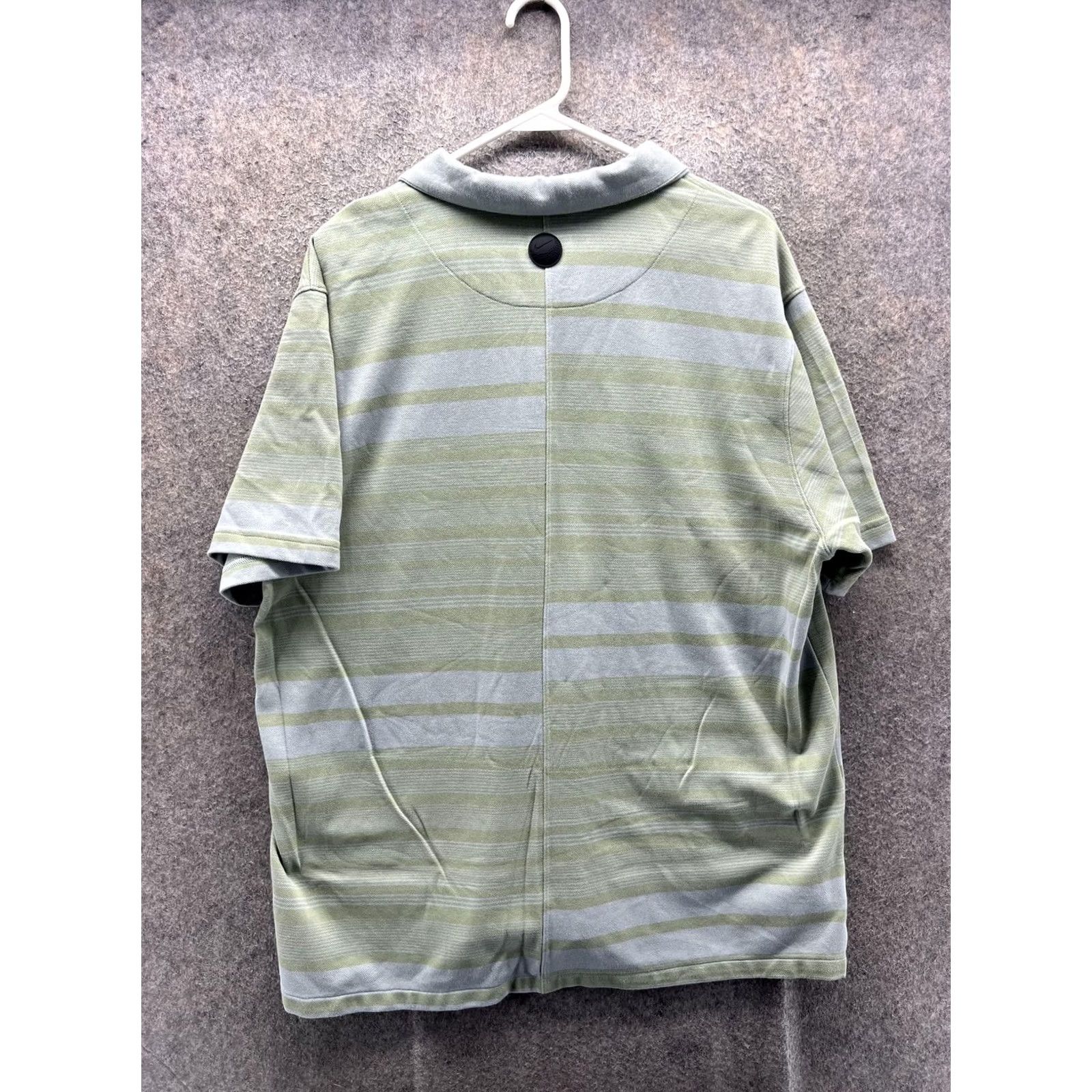 Nike Nike Dri-FIT Polo Shirt Mens XL Green Stripe Golf Short Sleeve Shirt Size US XL / EU 56 / 4 - 2 Thumbnail