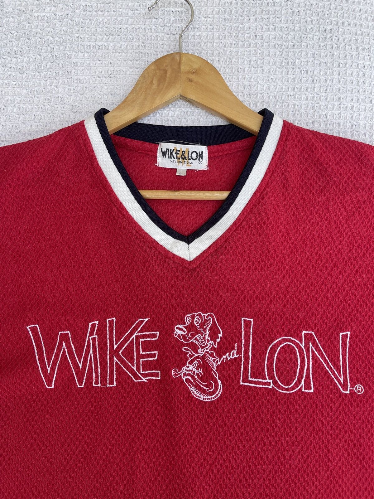 Vintage Rare🔥Vintage Wike & Lon Multicolour Jersey T-Shirt Size US L / EU 52-54 / 3 - 6 Thumbnail