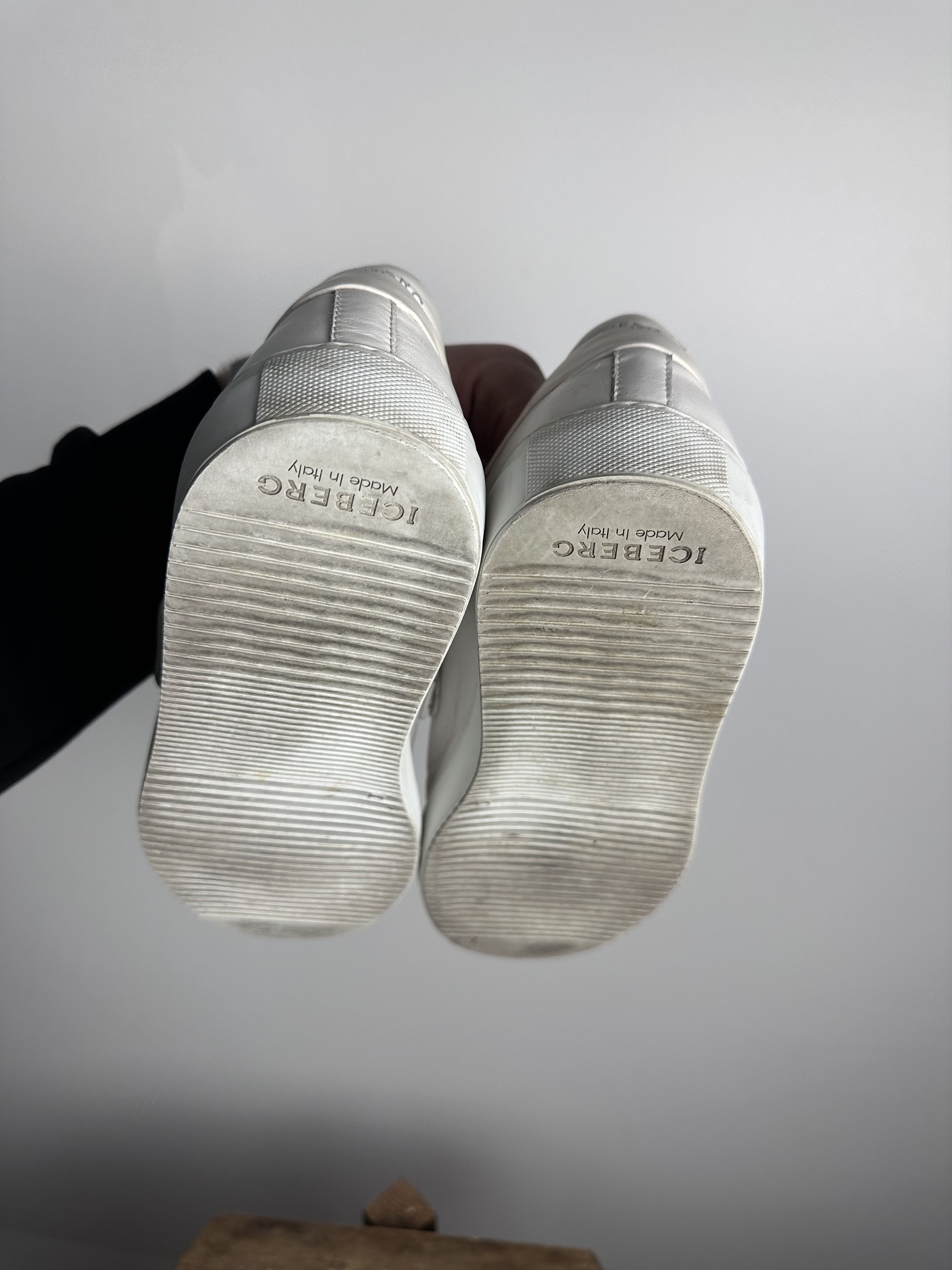 Grailed × Iceberg Iceberg Sneakers Shoes White Big Logo Leather Mens Size 45 Size US 12 / EU 45 - 9 Thumbnail