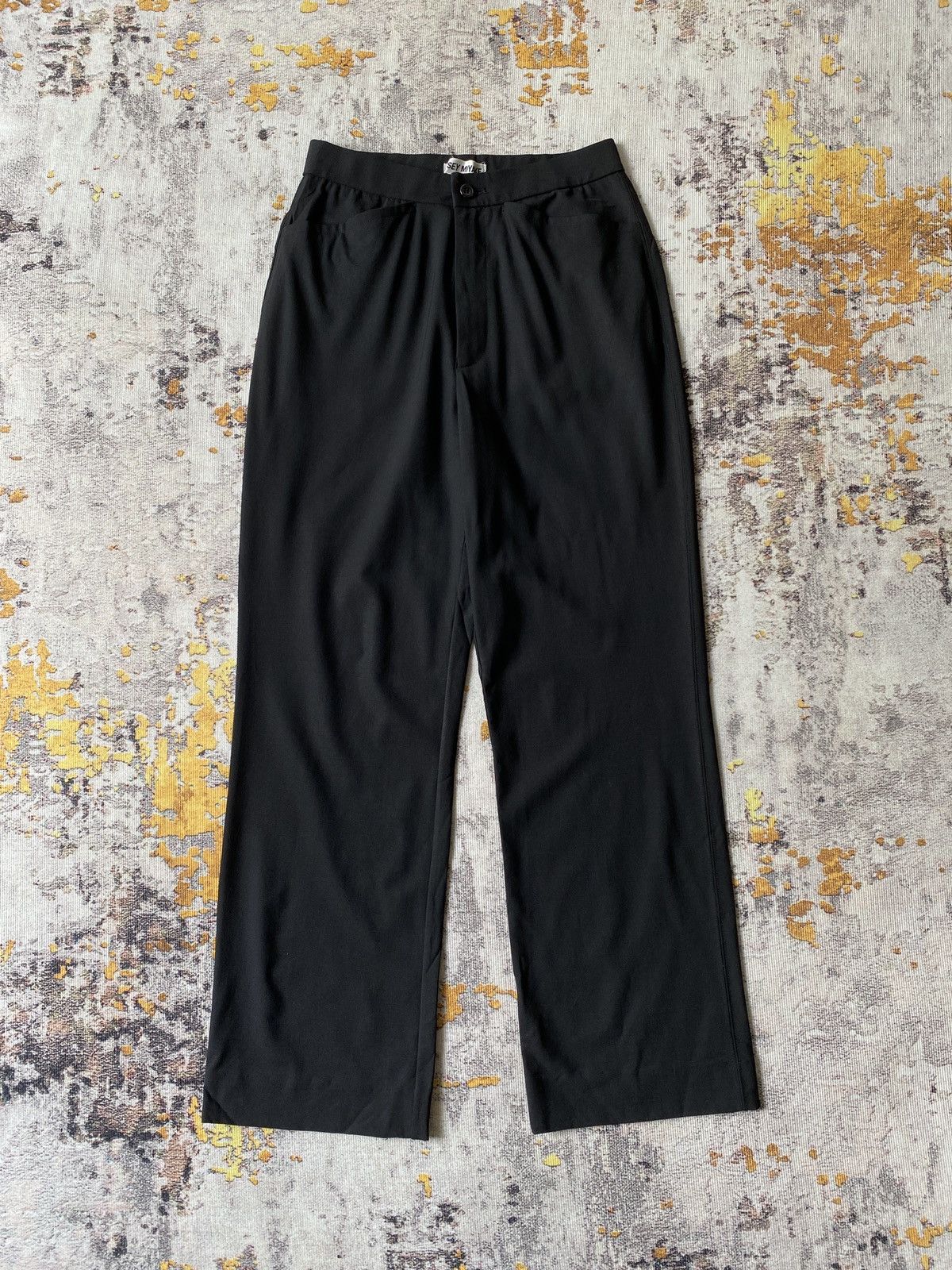 Issey Miyake Issey Miyake Black Trouser Pant Size 24" / US 00 / IT 34 - 3 Thumbnail