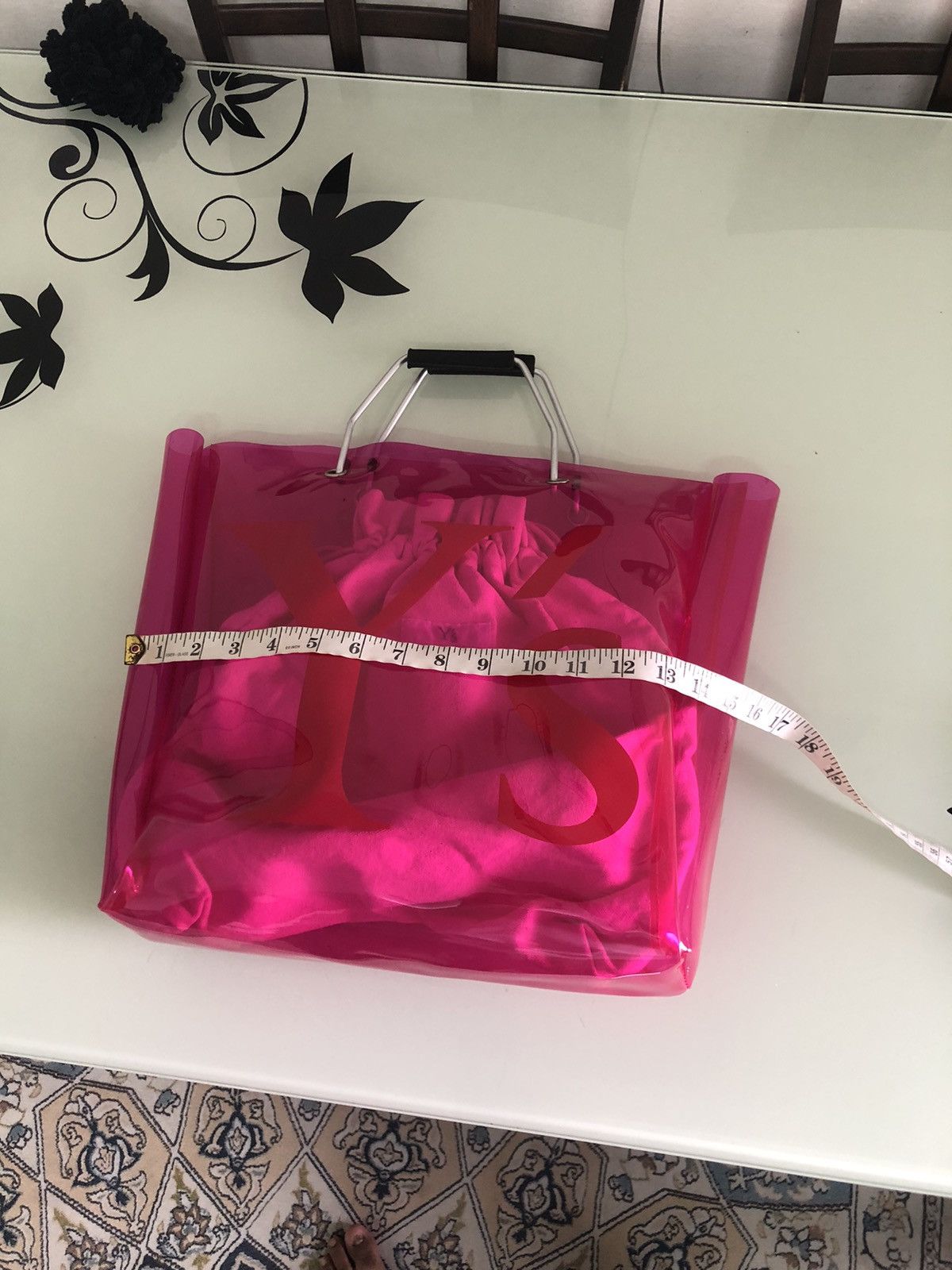 Yohji Yamamoto Rare❗️Ys by Yohji Yamamoto Big Logo Transparent PVC Tote Bag Size ONE SIZE - 22 Thumbnail
