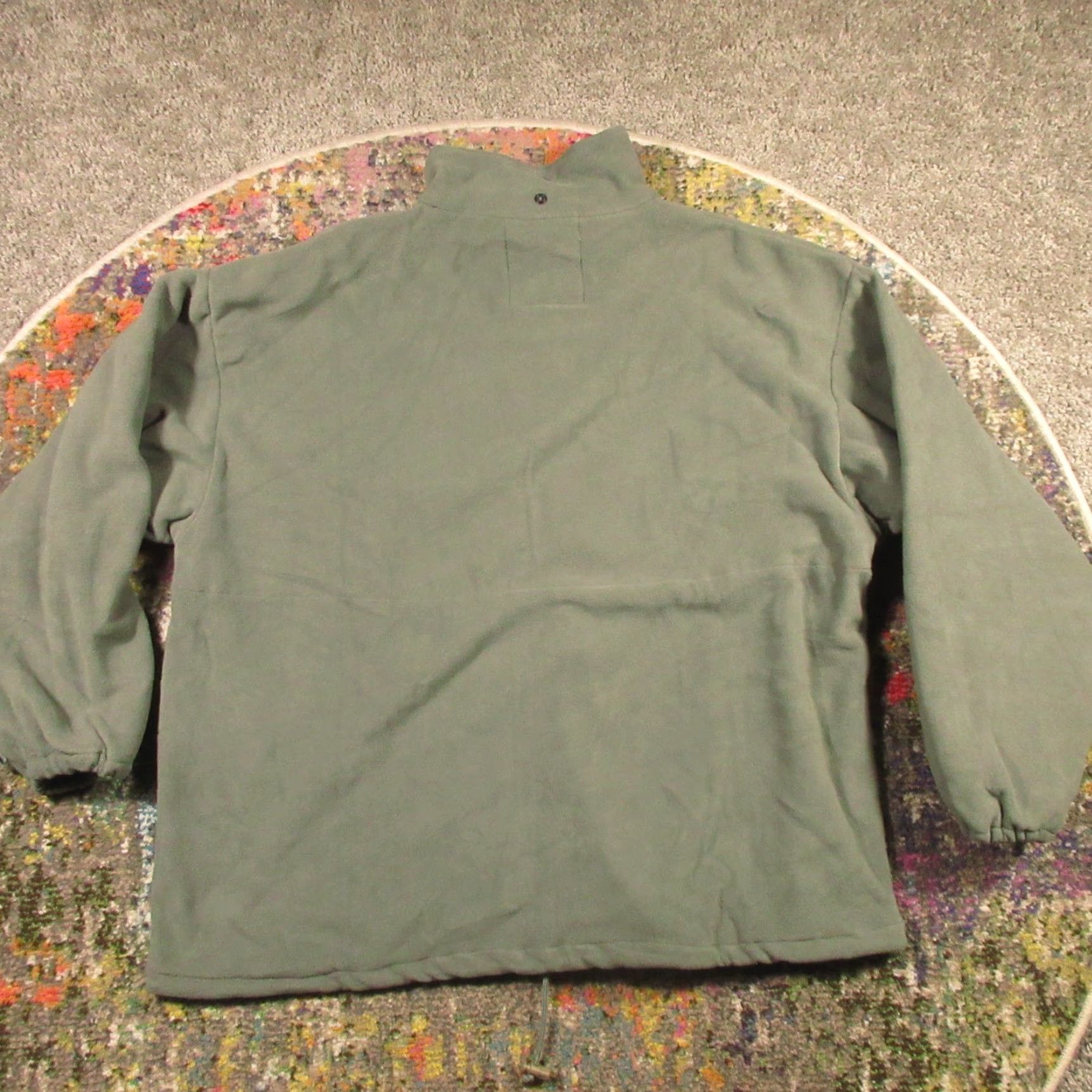 Vintage TRU-SPEC Jacket Full Zip Microfleece Liner XL Foliage Green Military Outdoor Mens Size US XL / EU 56 / 4 - 2 Thumbnail