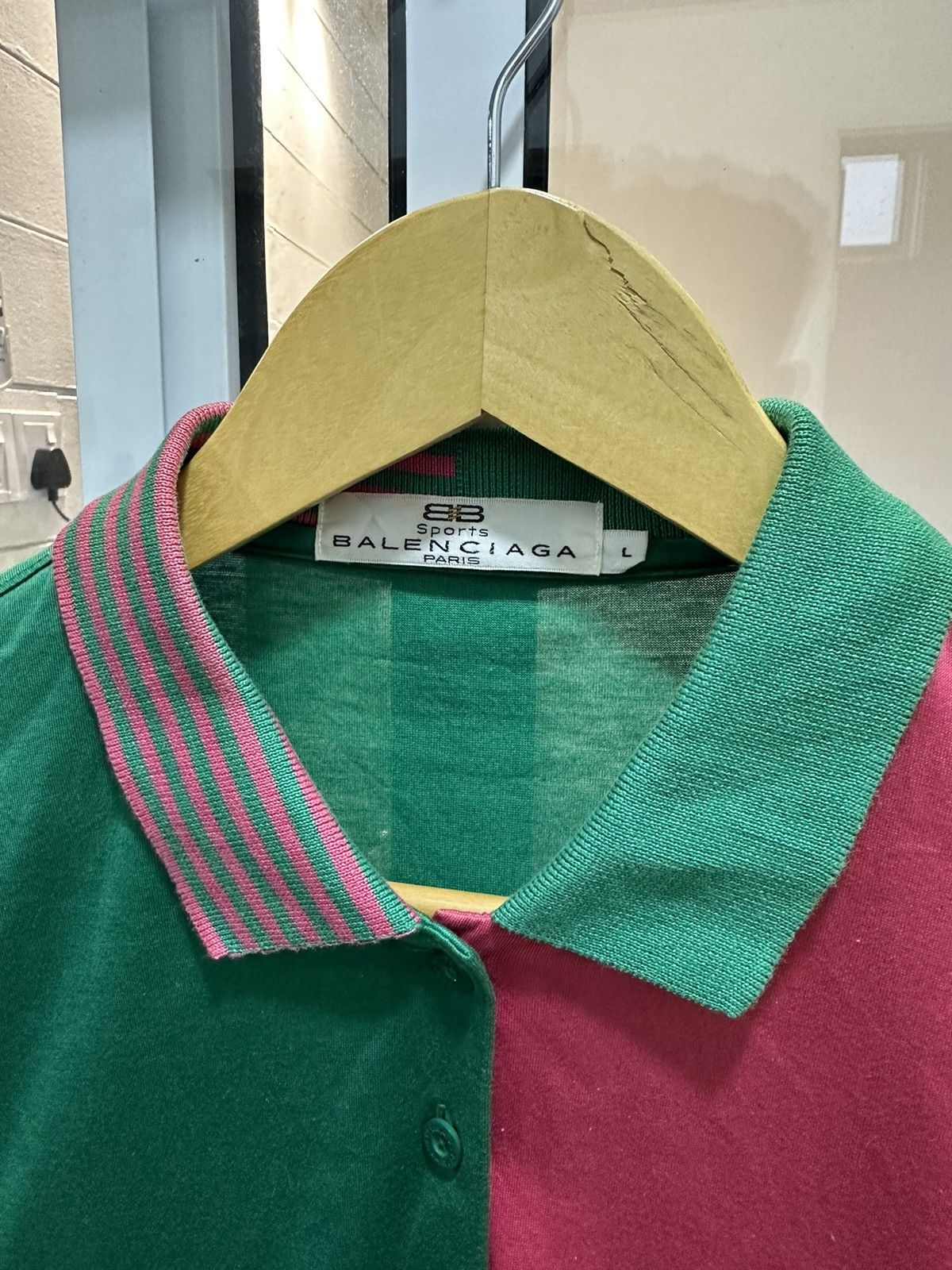 Balenciaga Vintage Balenciaga Sport L/S Polos Size US M / EU 48-50 / 2 - 2 Thumbnail