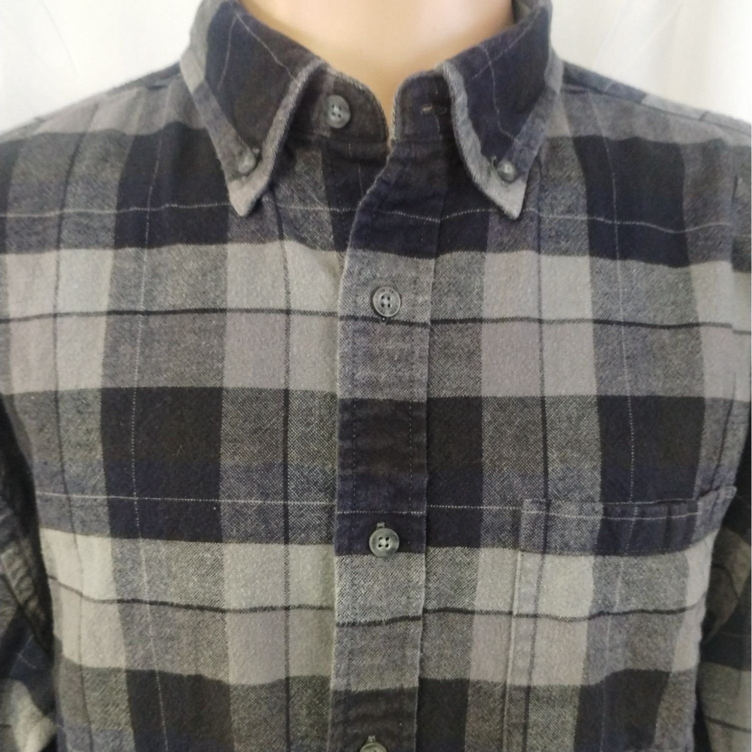 Pendleton Pendleton Men's Grey/Black Shirt/Button Up Size L SKU 3749 Size US L / EU 52-54 / 3 - 3 Thumbnail