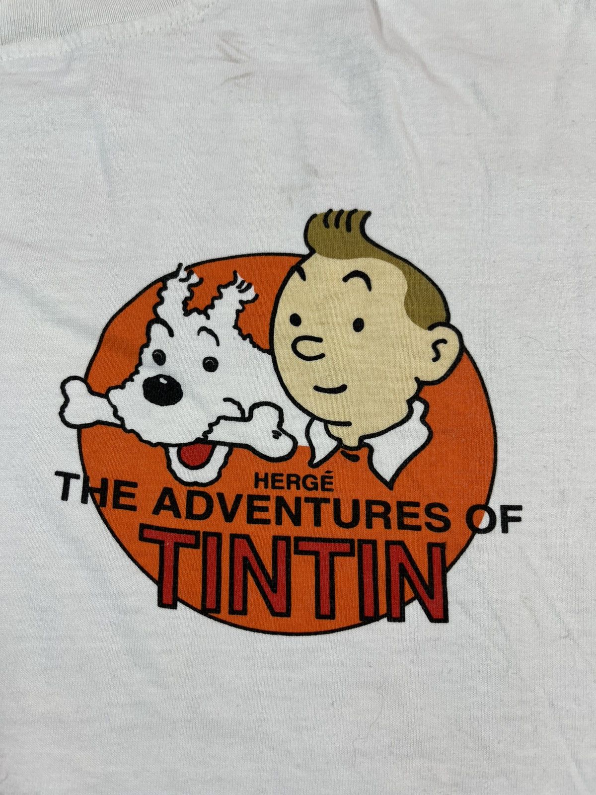 Band Tees Vintage Tintin “Destination Moon” T-Shirt 80-90s Size US L / EU 52-54 / 3 - 4 Thumbnail