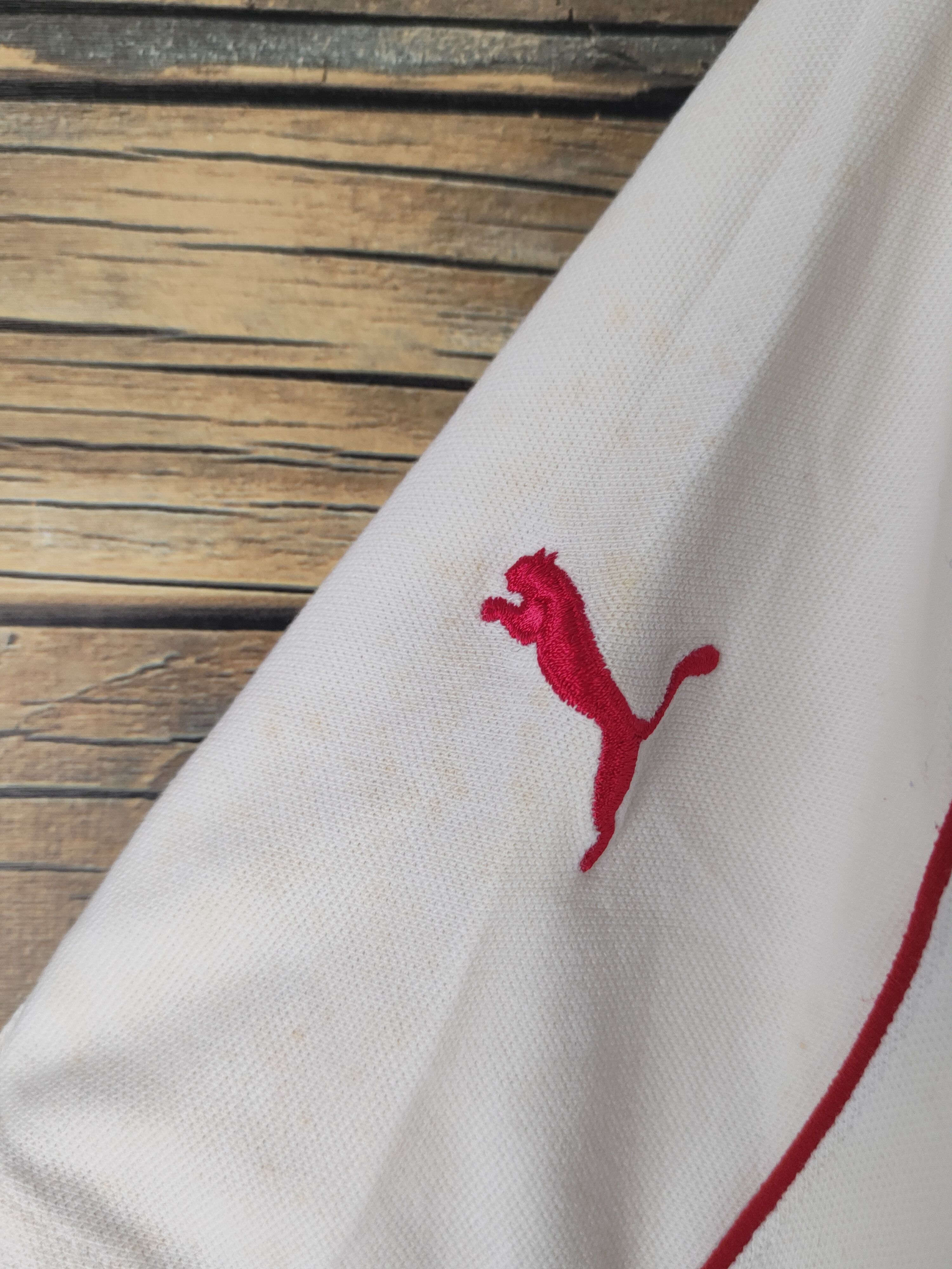 Ferrari DL Puma White Ferrari Polo Shirts #1734 Size US XL / EU 56 / 4 - 8 Thumbnail