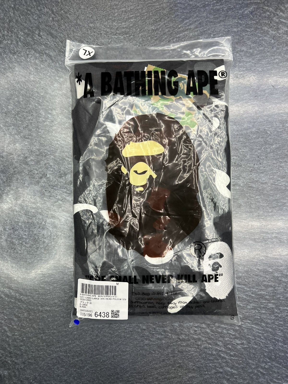 Bape Bape City Camo Ape Head Polo T-Shirt Size US XL / EU 56 / 4 - 7 Thumbnail