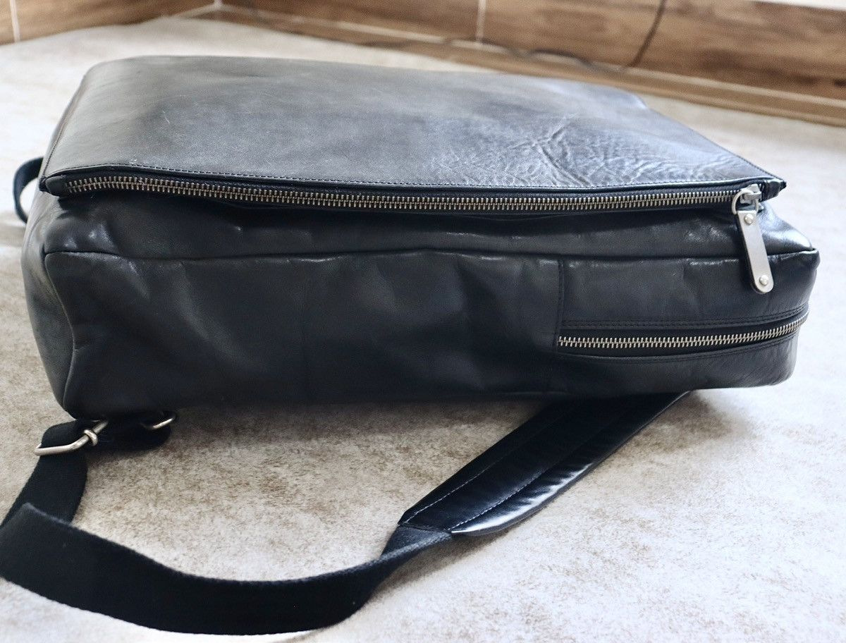 Maison Margiela Maison Martin Margiela Leather Backpack，black Size ONE SIZE - 10 Thumbnail