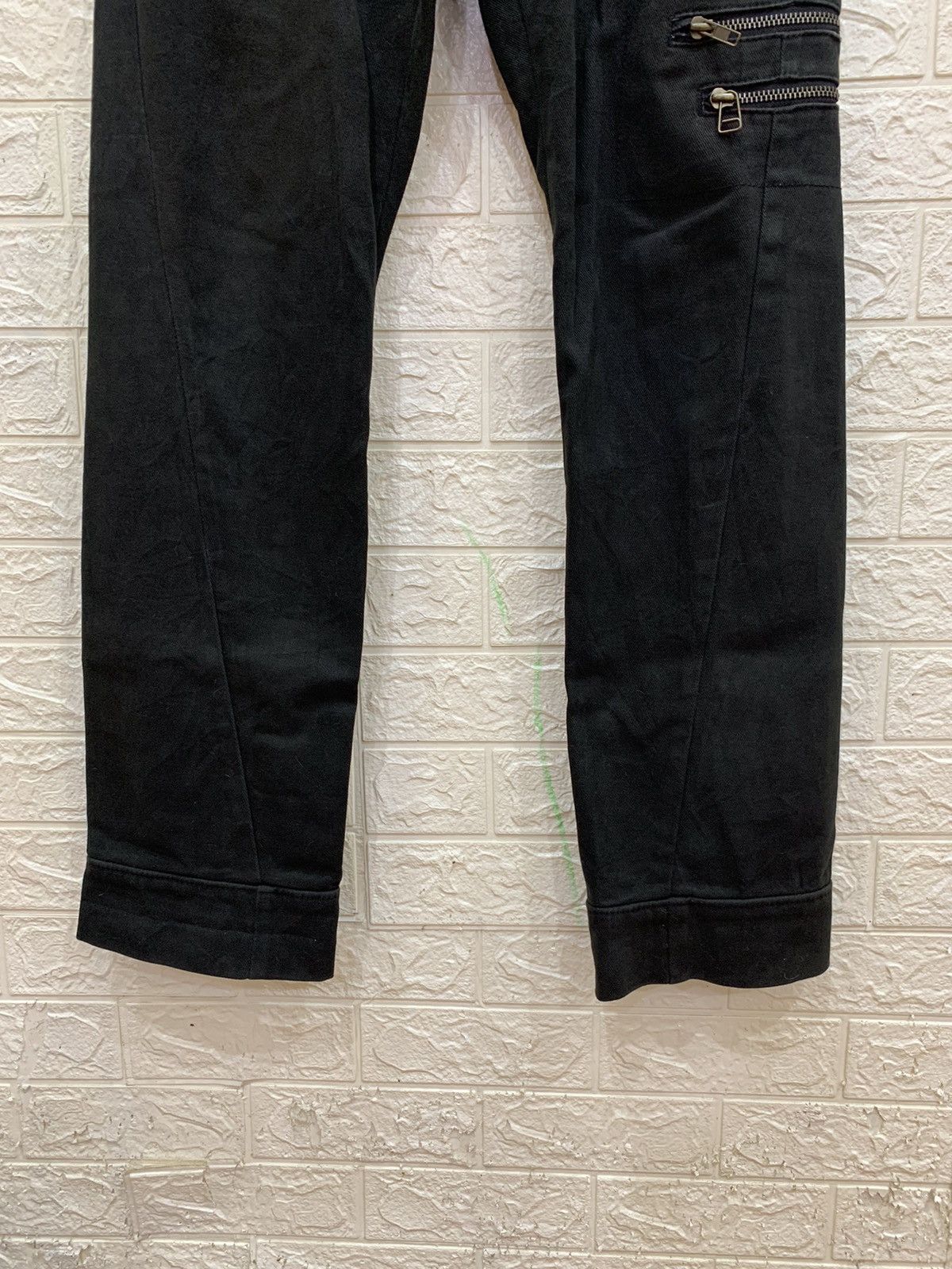 Beauty Beast Red pepper studded spiral line denim japanese jeans Size US 31 - 4 Thumbnail