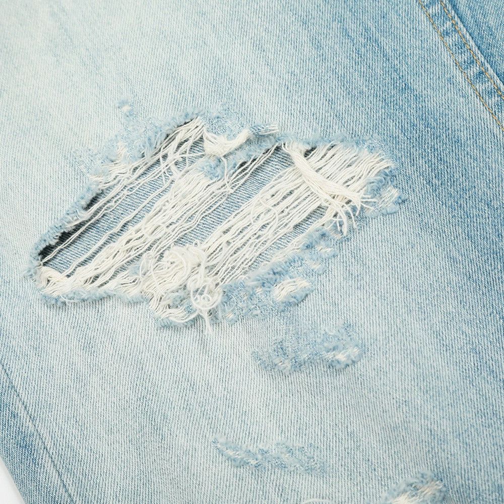 Japanese Brand × Vintage Retro punk distressed casual washed gradient ripped jeans Size US 32 / EU 48 - 5 Thumbnail