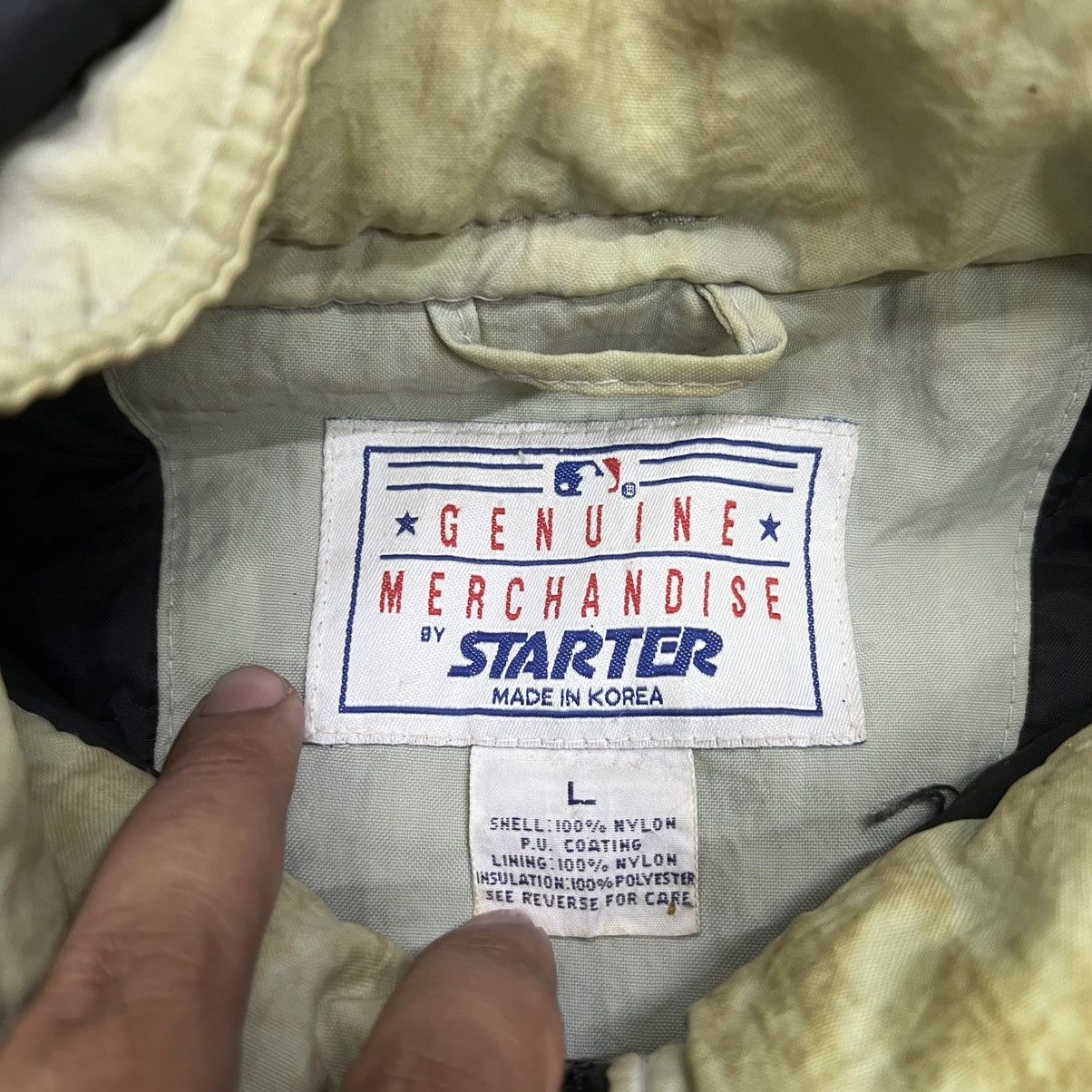 MLB Vintage 90s Chicago White Sox Starter Pullover Jacket Size US L / EU 52-54 / 3 - 17 Thumbnail
