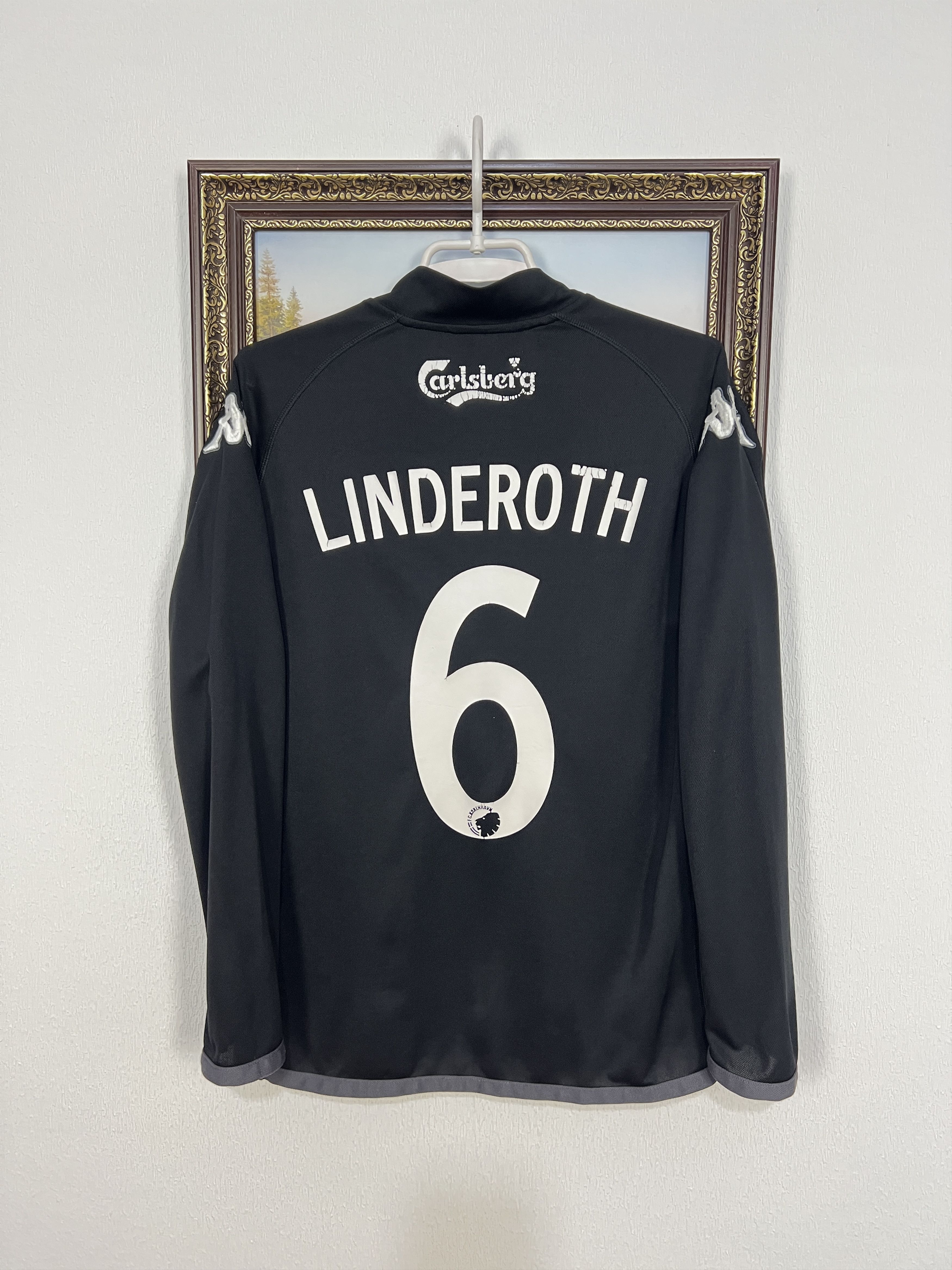 Kappa Kobenhavn Away football shirt 2004 Long Sleeve #6 Linderoth Size US M / EU 48-50 / 2 - 1 Thumbnail