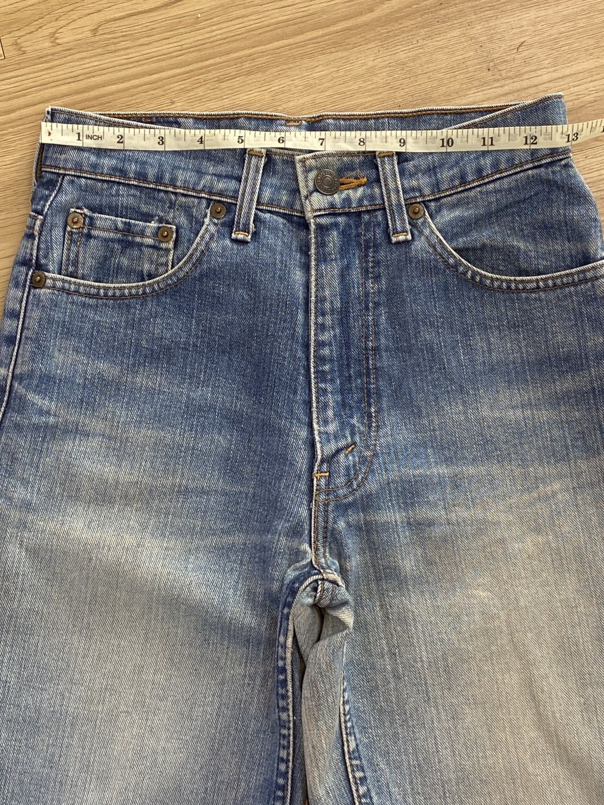 Levi's Vintage Clothing Levi’s Vintage Faded Straight Cut Denim Jeans Size US 26 / EU 42 - 11 Thumbnail