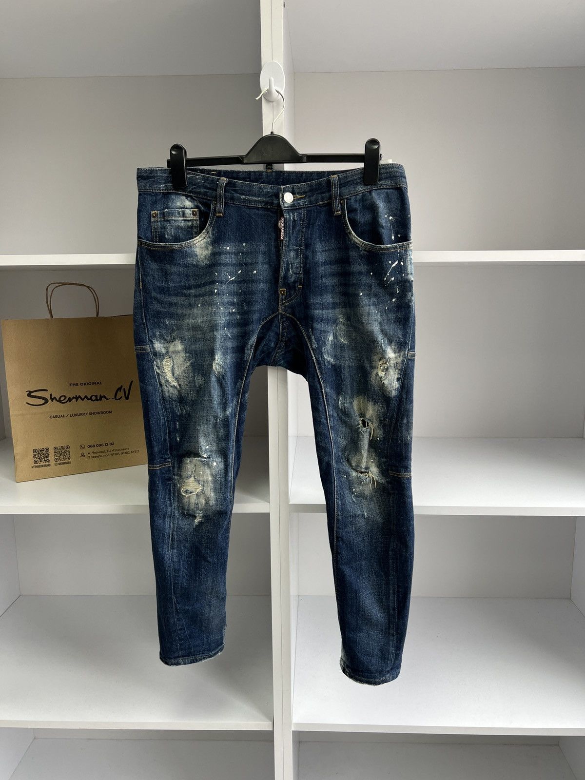 Dsquared2 × Vintage Vintage Dsquared2 Luxury Denim Jeans Size US 34 / EU 50 - 5 Thumbnail