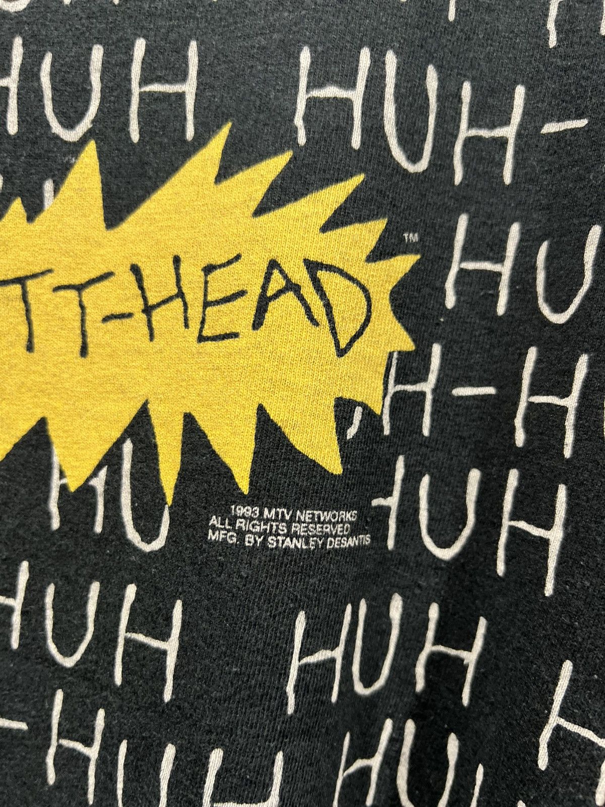 Cartoon Network × Mtv × Vintage Vintage 1993 MTV Beavis And Butthead HUH T Shirt XL Rare Size US XL / EU 56 / 4 - 8 Thumbnail