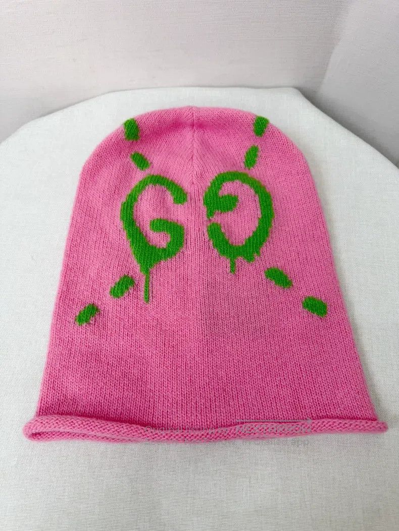 Other Gucci SizeM Pink knitted cold hat Size ONE SIZE - 1 Thumbnail