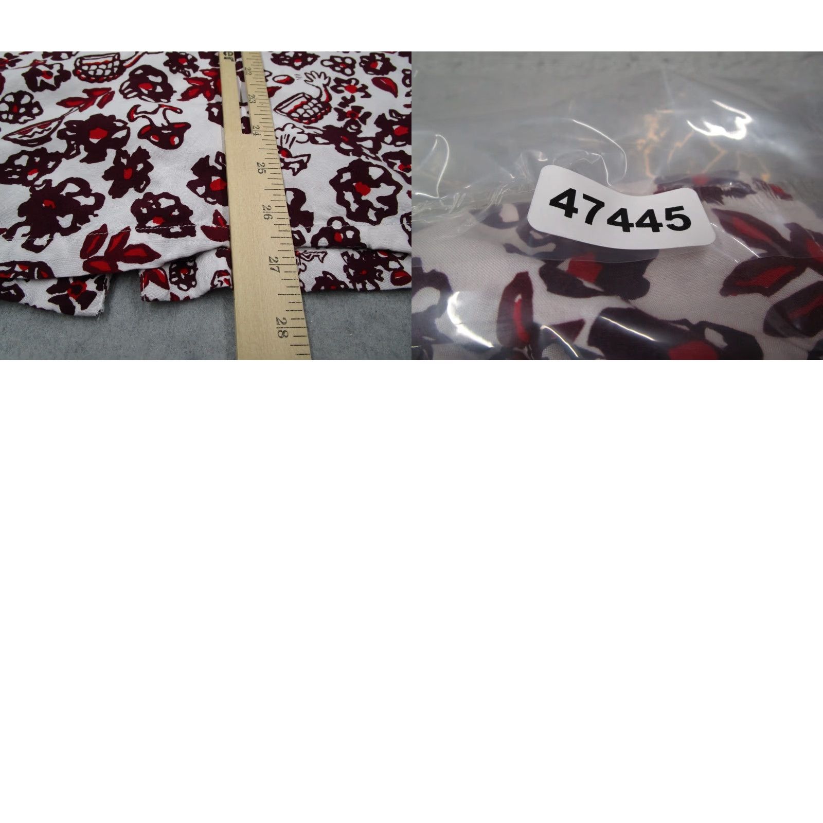 J.Crew VANS Button-Up Shirt Mens Small Red Short Sleeve Collared Geometric Print Fashion Size US S / EU 44-46 / 1 - 8 Thumbnail