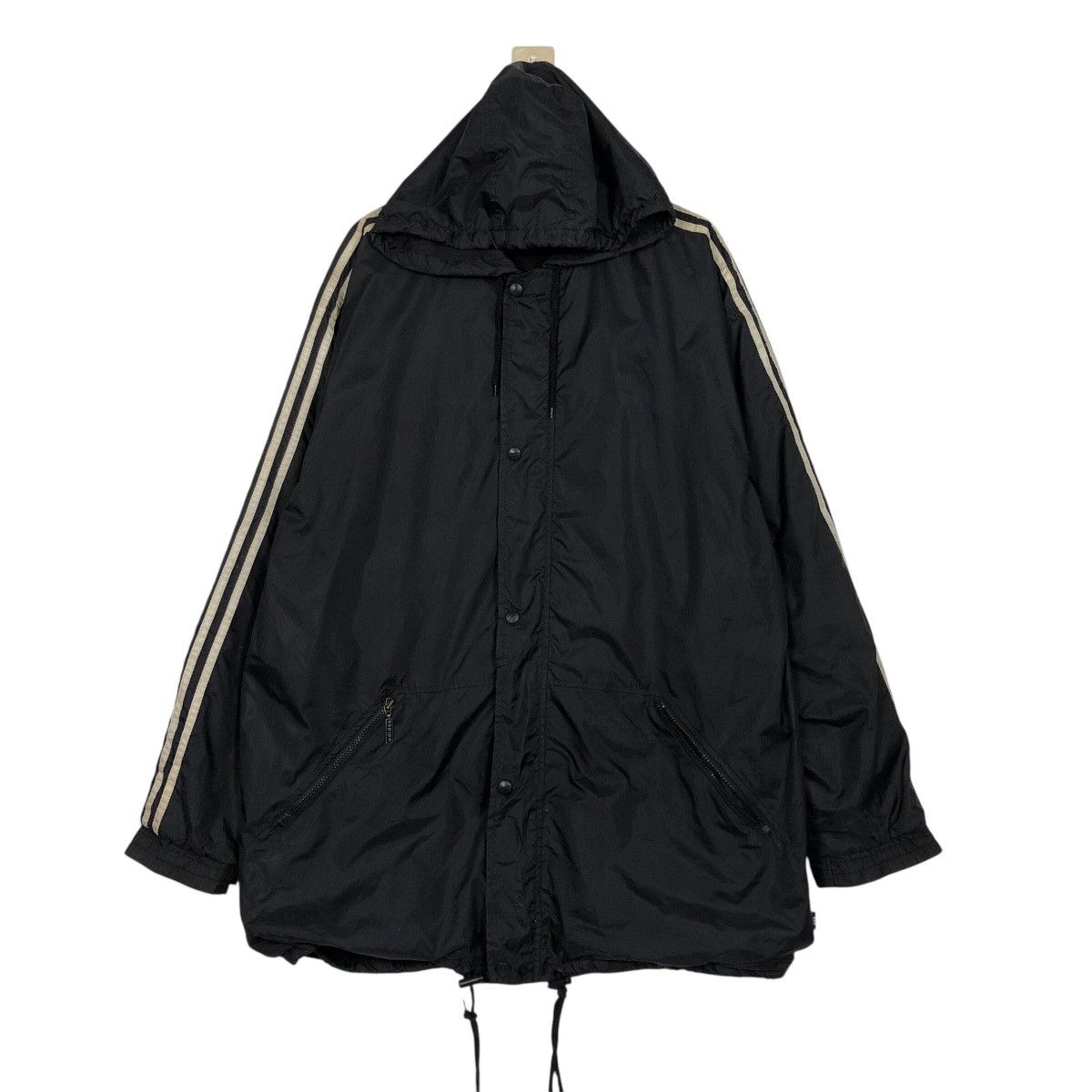 Adidas 📌Vintage Bomber Light Jacket Rich Black Adidas Size US L / EU 52-54 / 3 - 2 Thumbnail