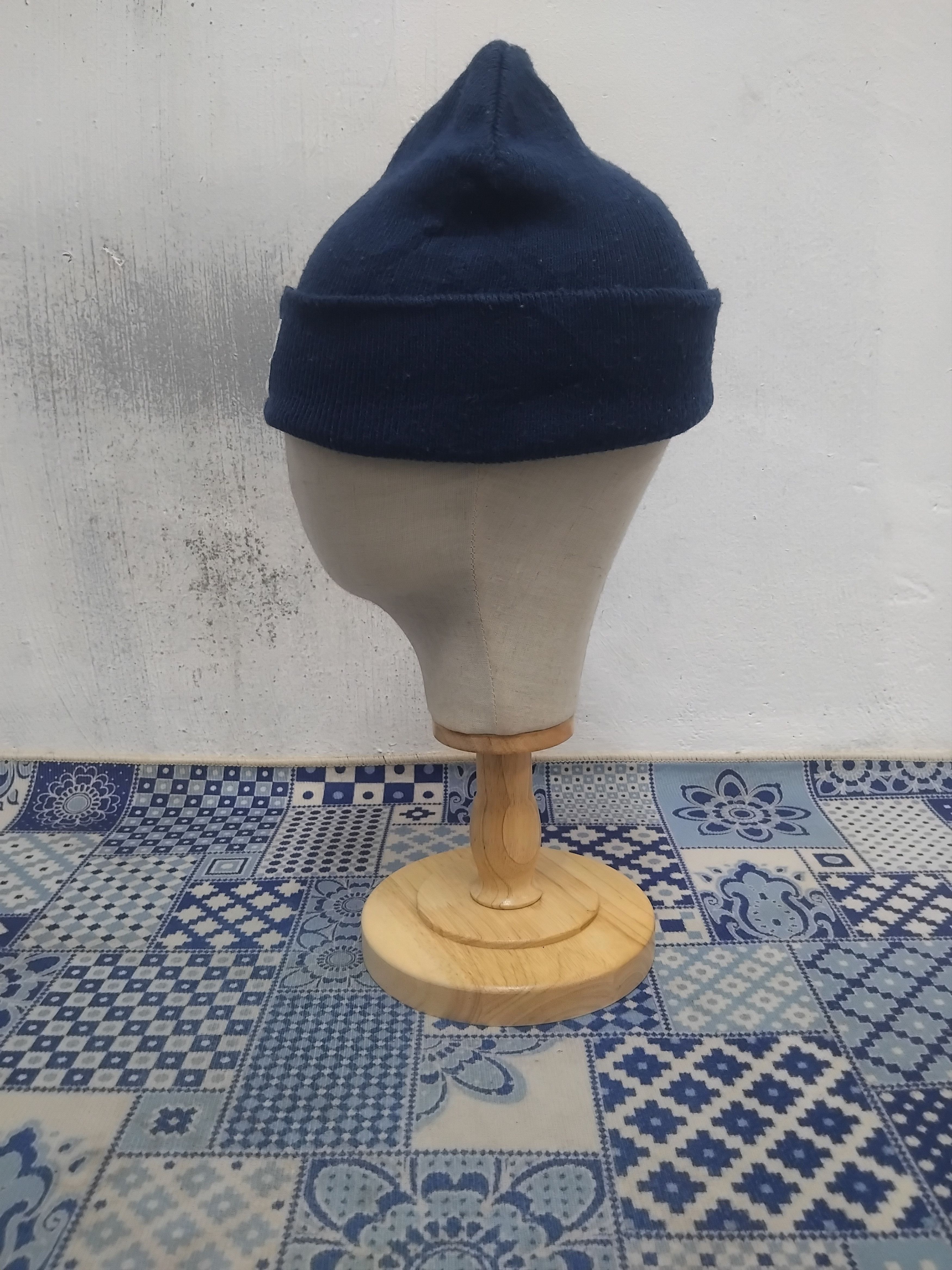 Japanese Brand Smith blue colour streetwear beanie Size ONE SIZE - 4 Thumbnail