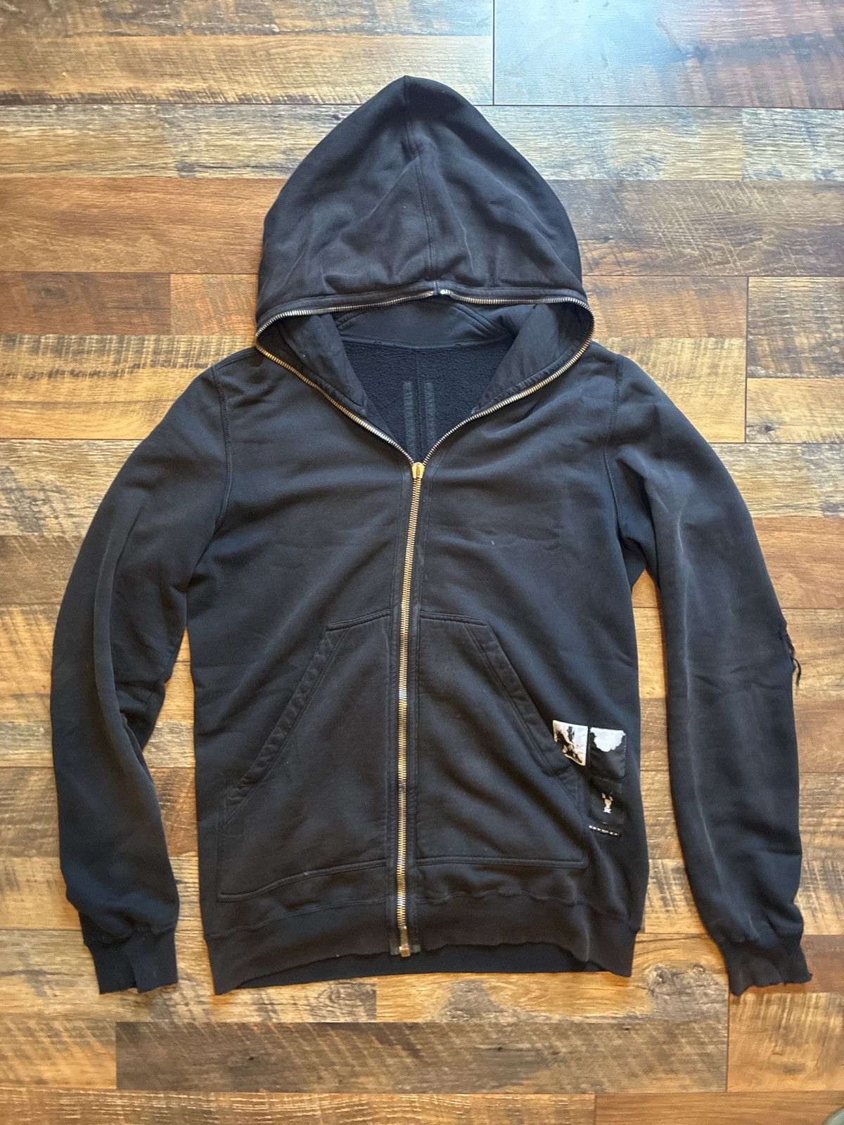 Rick Owens Rick Owens Gimp Zip Up Hoodie Size US L / EU 52-54 / 3 - 6 Thumbnail