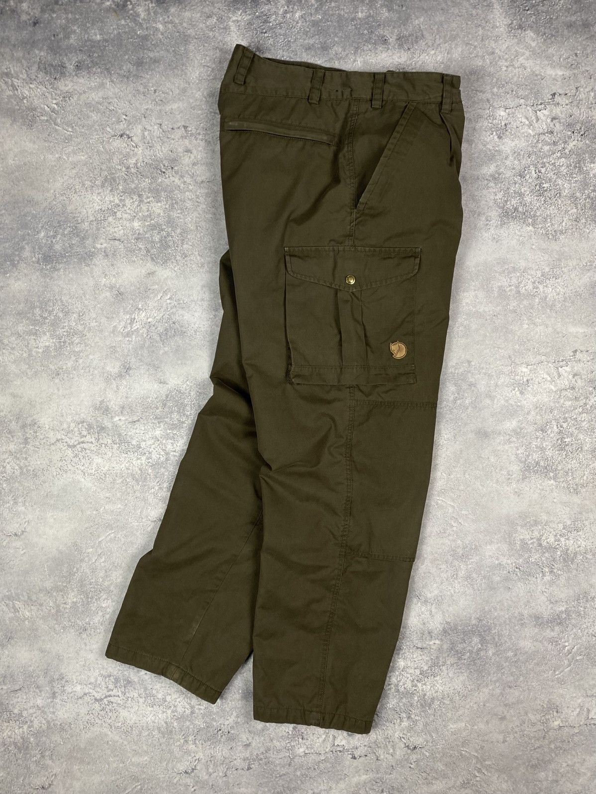 Fjallraven Fjallraven Barents Pro G-1000 Cargo Hiking Pants Brown Size US 34 / EU 50 - 2 Thumbnail