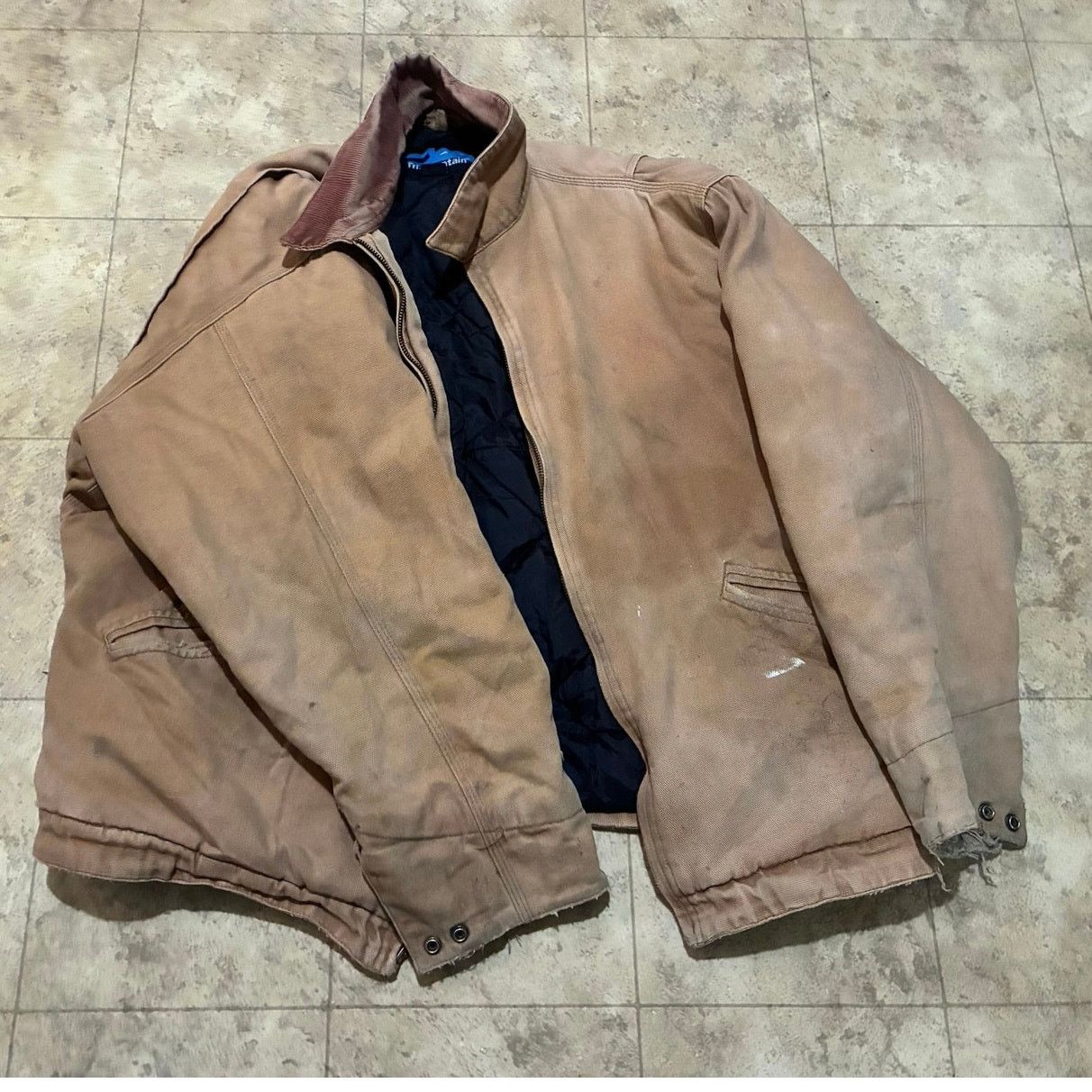 Other Vintage Tri-Mountain Tan Canvas Work Jacket XL Bangladesh Size US XL / EU 56 / 4 - 1 Thumbnail