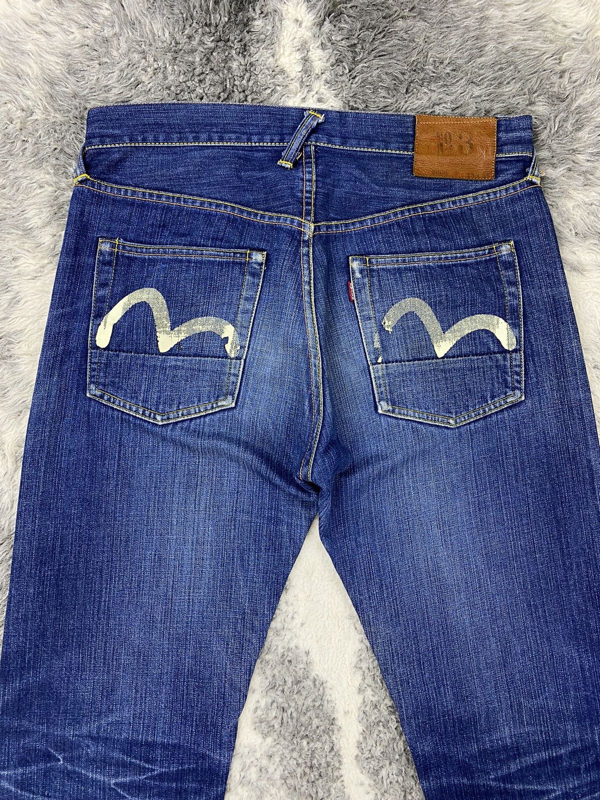 Evisu EVISU No.3 by Yamane Leather Patch Iconic Seagull Denim Size US 34 / EU 50 - 11 Thumbnail