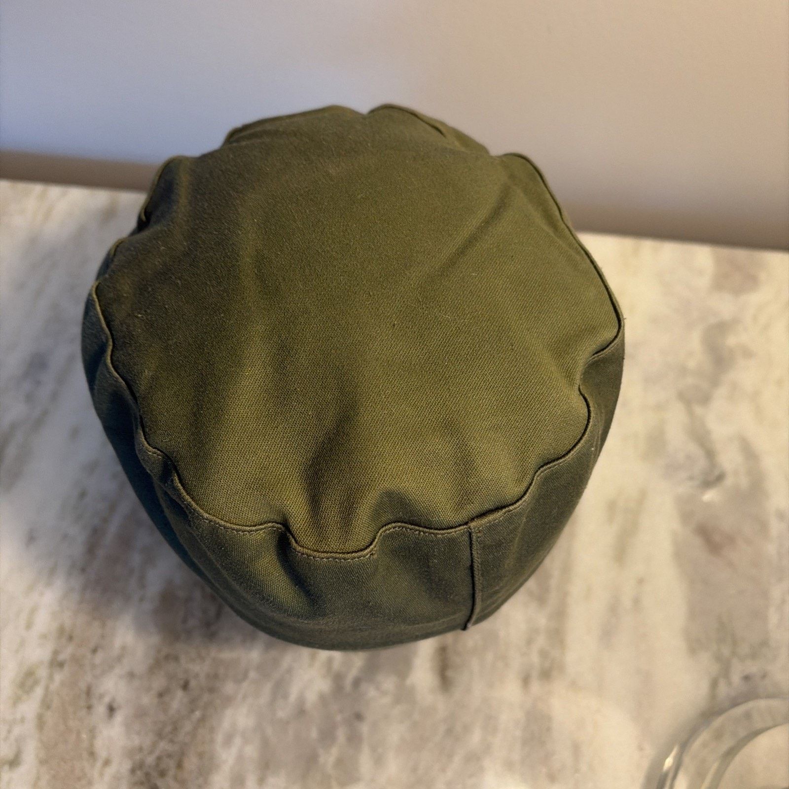 Vintage Vintage US Navy Intermediate Cold Hat Large 7-1/8 To 7-1/4 Size ONE SIZE - 6 Thumbnail