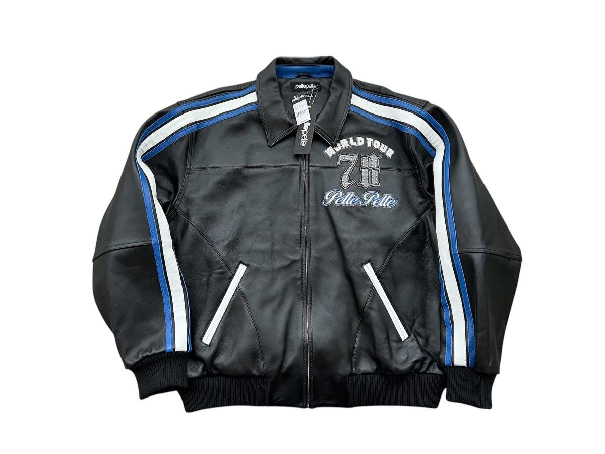 Pelle Pelle × Vintage Pelle Pelle World Tour Marc Buchanan Leather Jacket New Size US XXL / EU 58 / 5 - 2 Thumbnail