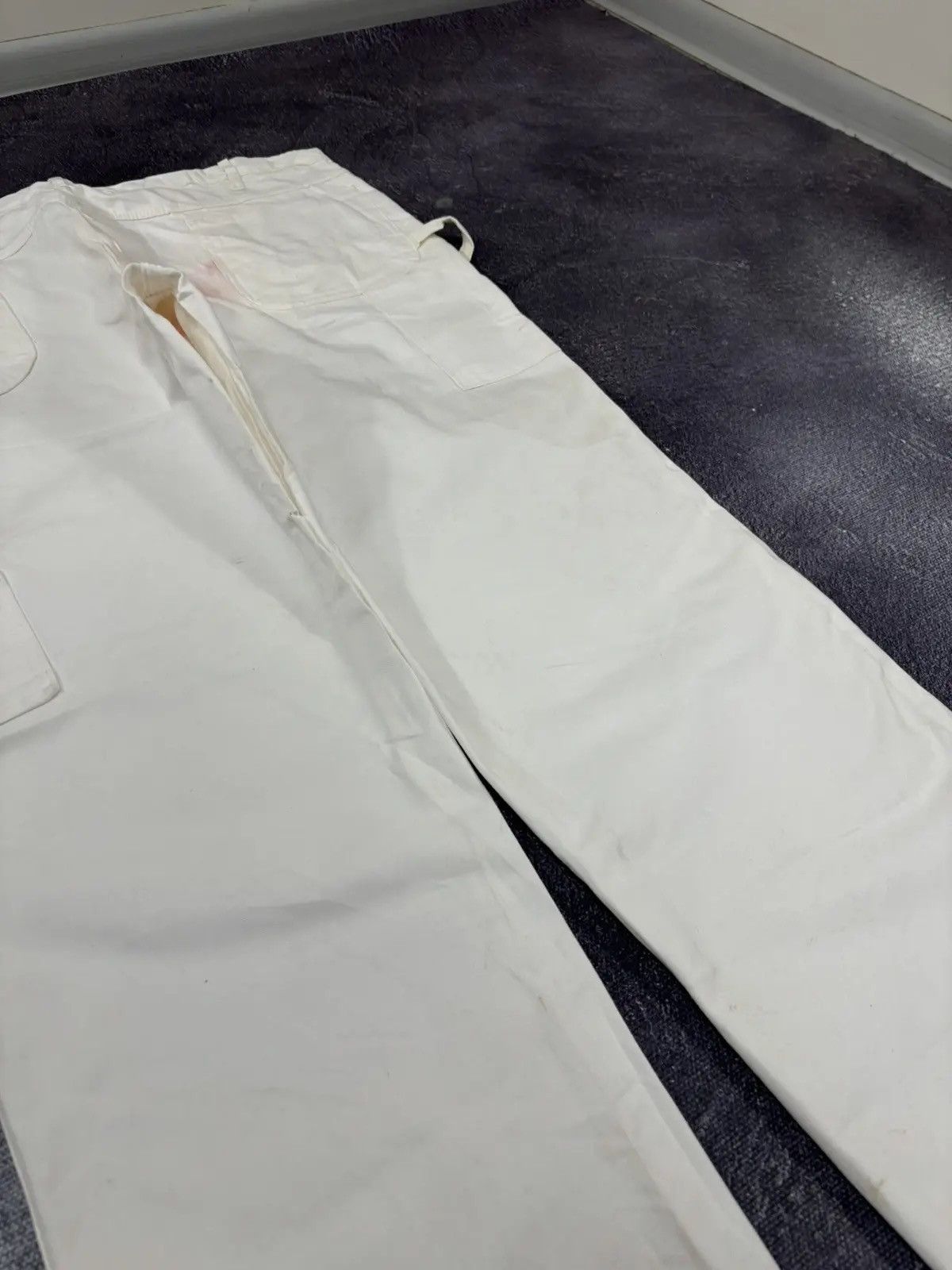 Dickies × Vintage Vintage Dickies Y2K White USA Hype Work Baggy Pants Size US 44 / EU 60 - 4 Thumbnail