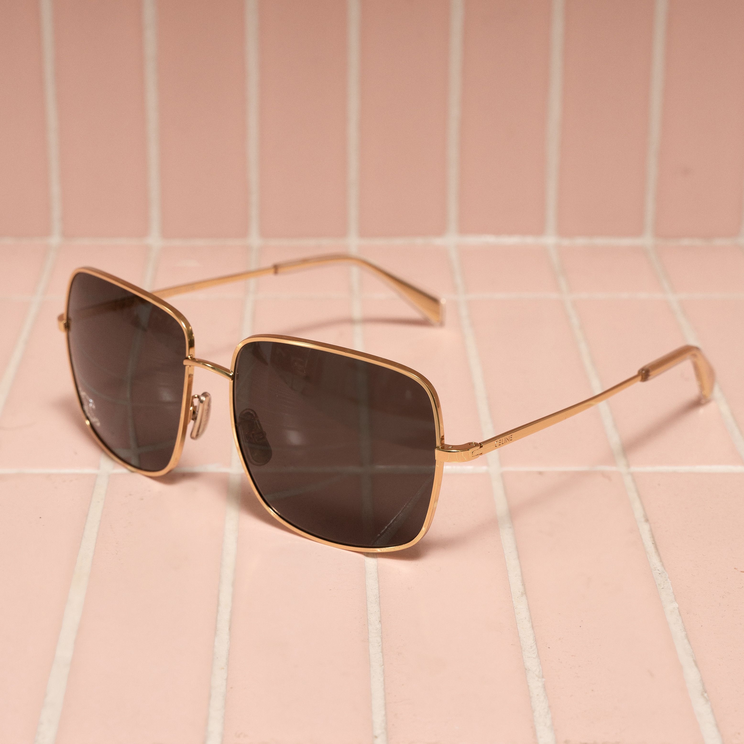 CELINE Triomphe Rhinestone 01 Sunglasses