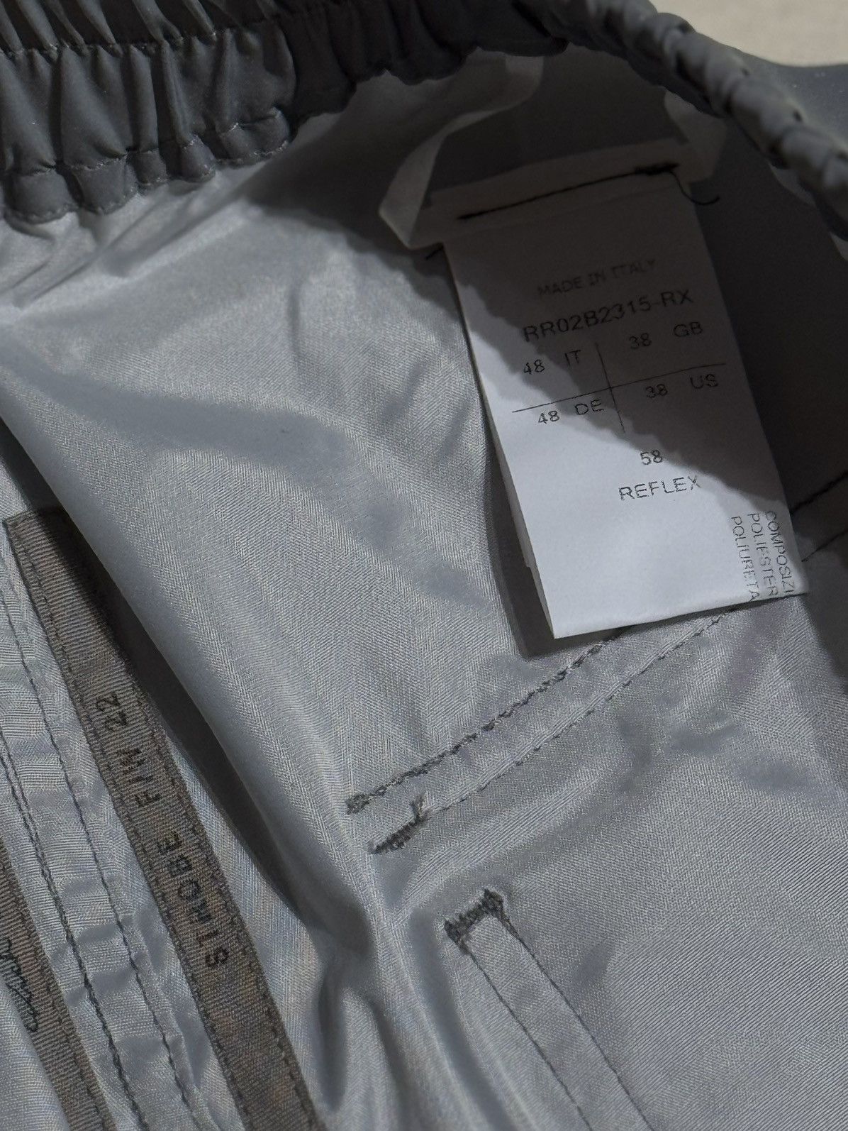 Rick Owens FW22 REFLECTIVE BELA TROUSERS WIDE LEG SKI PANTS Size US 32 / EU 48 - 7 Thumbnail