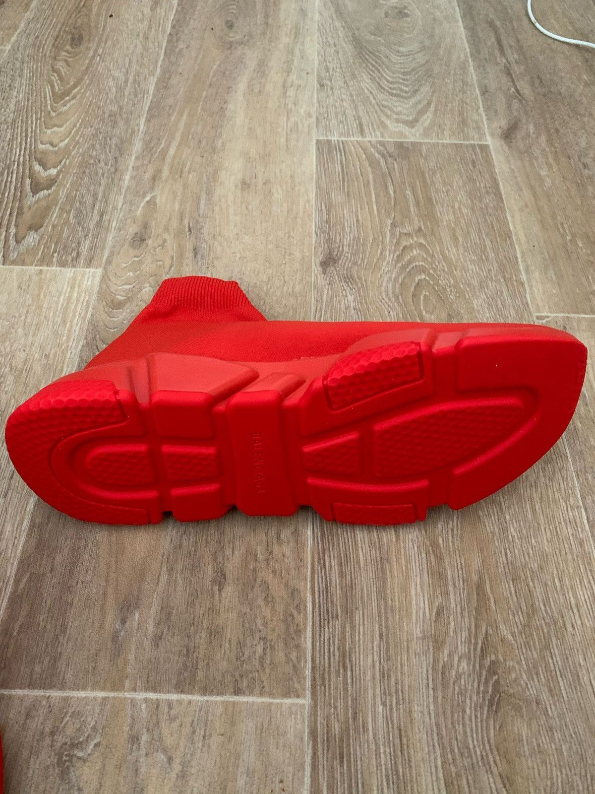 Balenciaga Balenciaga Red Speed Trainer Sz. 44 Size US 11 / EU 44 - 4 Thumbnail