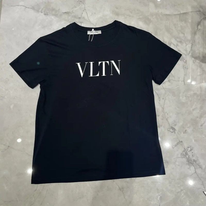 Valentino Valentino Black Cotton Summer T-Shirt 0089 Size M / US 6-8 / IT 42-44 - 1 Thumbnail