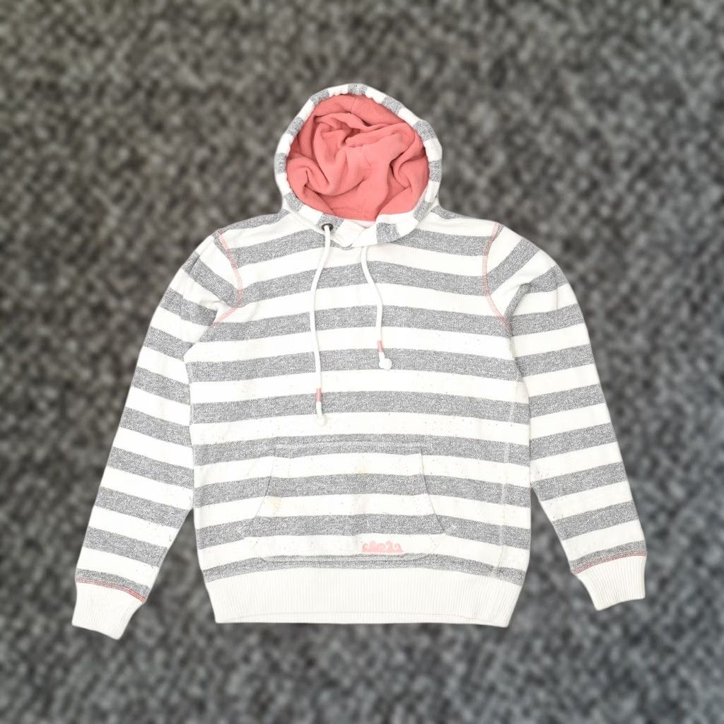 FatFace FAT FACE Womens Loose Fit Graphic Hoodie Jumper UK 6 XS Grey Cotton AO09 Size M / US 6-8 / IT 42-44 - 1 Thumbnail
