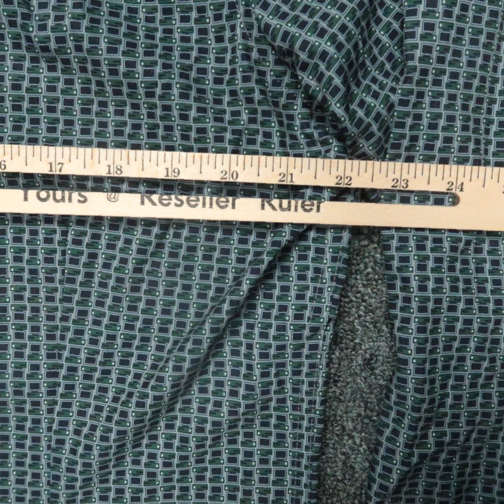 Mizzen+Main Mizzen+Main Shirt Mens Large Blue Geometric Long Sleeve Button Up Size US L / EU 52-54 / 3 - 6 Thumbnail