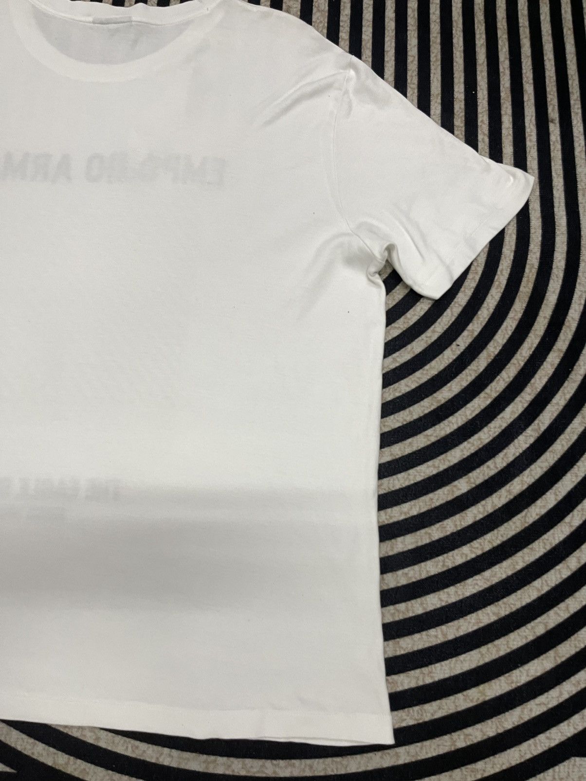Emporio Armani 2000s EMPORIO ARMANI THE EAGLE BRAND PHOTO TEES XL Size US XL / EU 56 / 4 - 14 Thumbnail