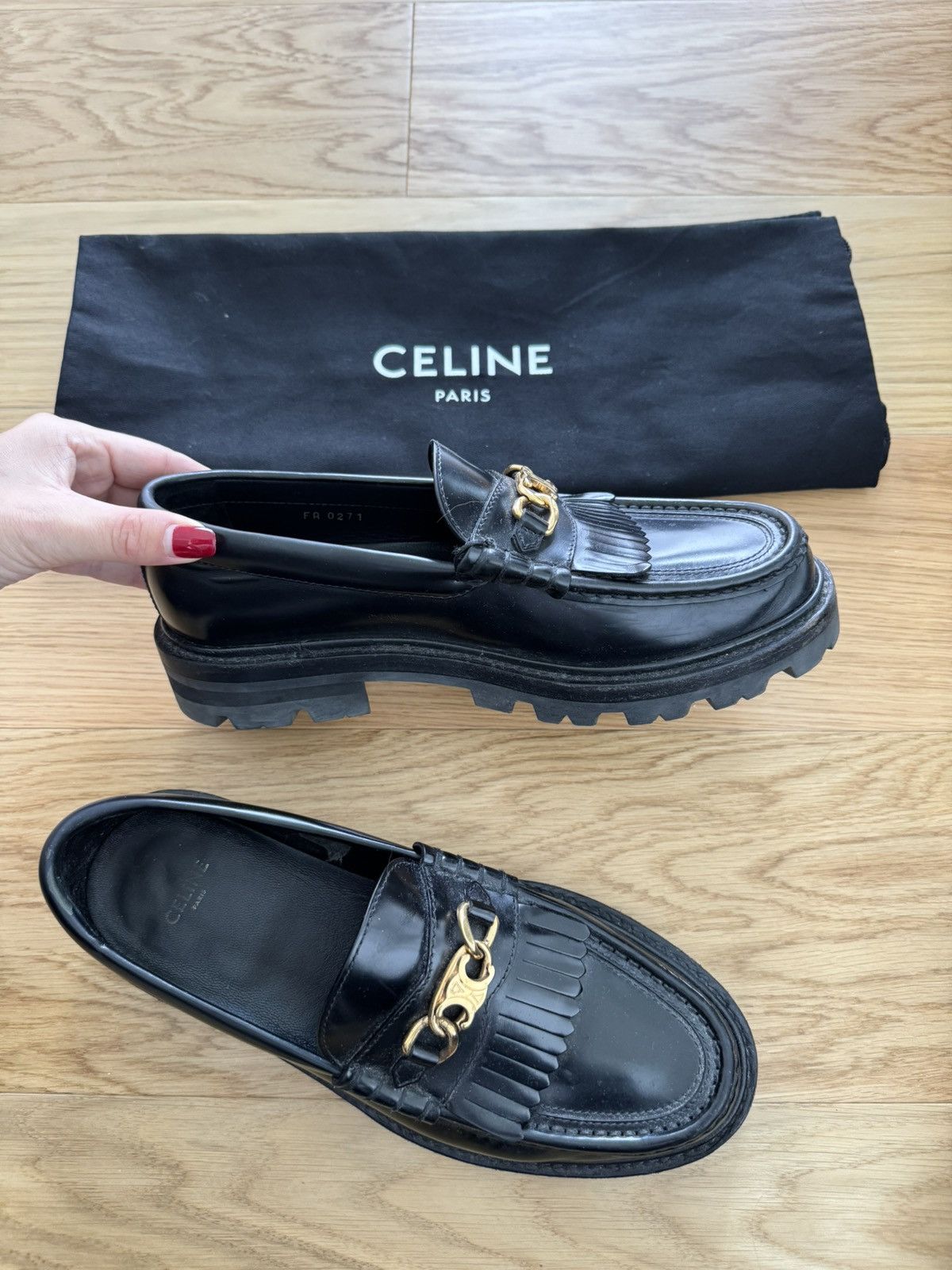 Celine CELINE Loafers Size US 7 / IT 37 - 3 Thumbnail