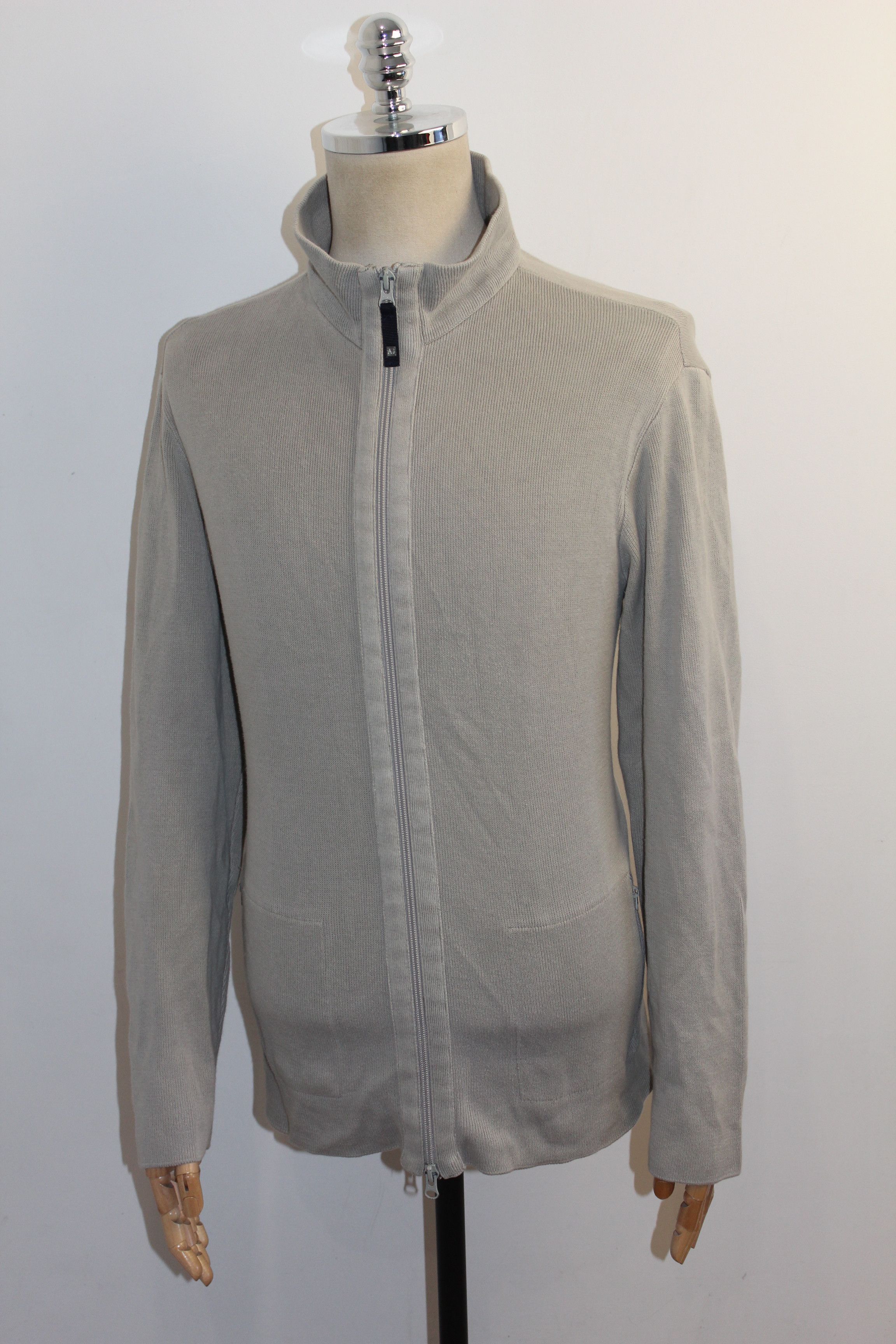 Armani Men's Armani Vintage Zip Cardigan Jumper Size 2XL Size US XXL / EU 58 / 5 - 3 Thumbnail