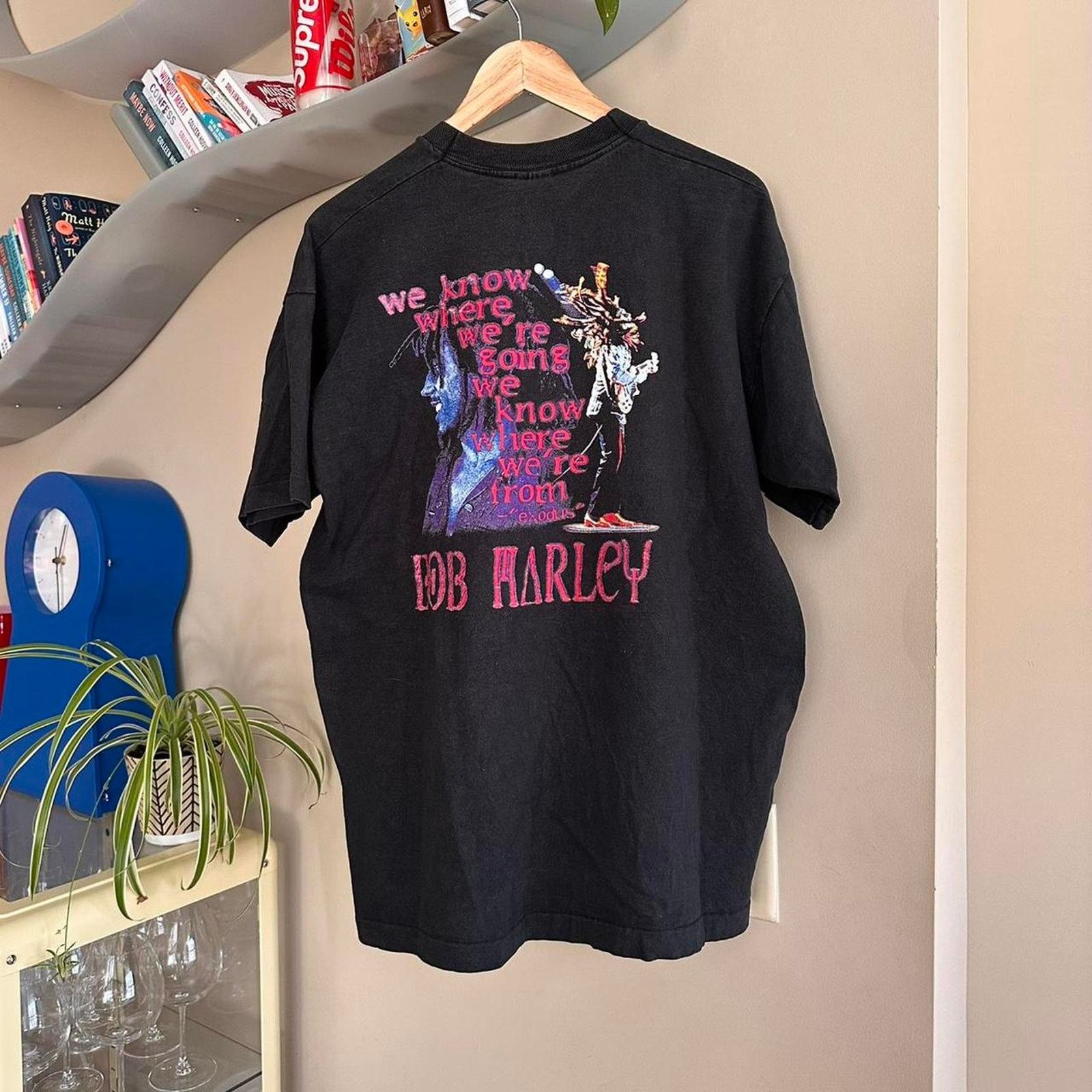 Fruit Of The Loom × Rap Tees × Vintage Vintage Bob Marley Reggae Rap Tee Shirt Size US XL / EU 56 / 4 - 1 Thumbnail