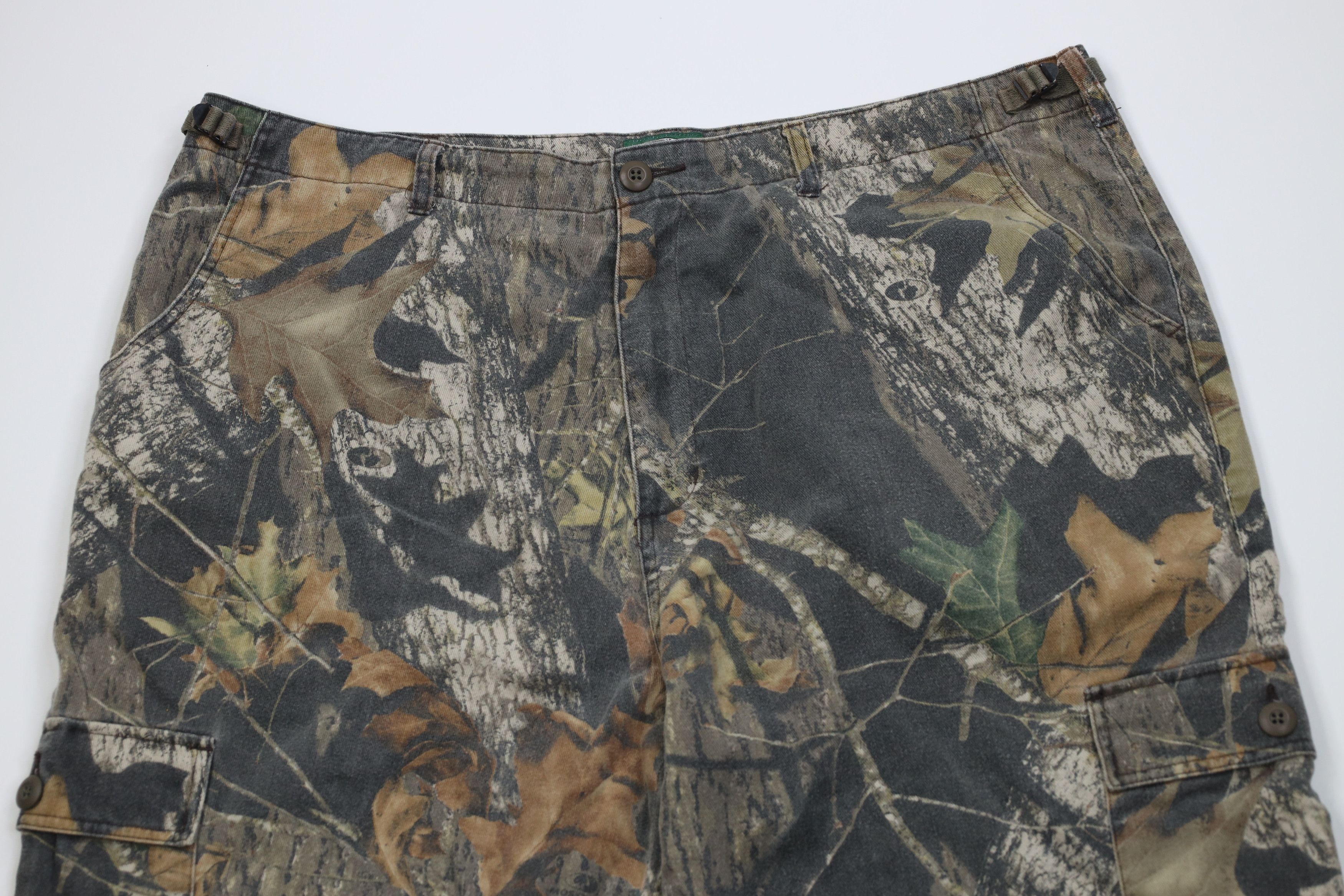 Cabelas Vintage 90s Y2K Cabelas Camouflage Wide Leg Cargo Pants Size US 42 / EU 58 - 2 Thumbnail