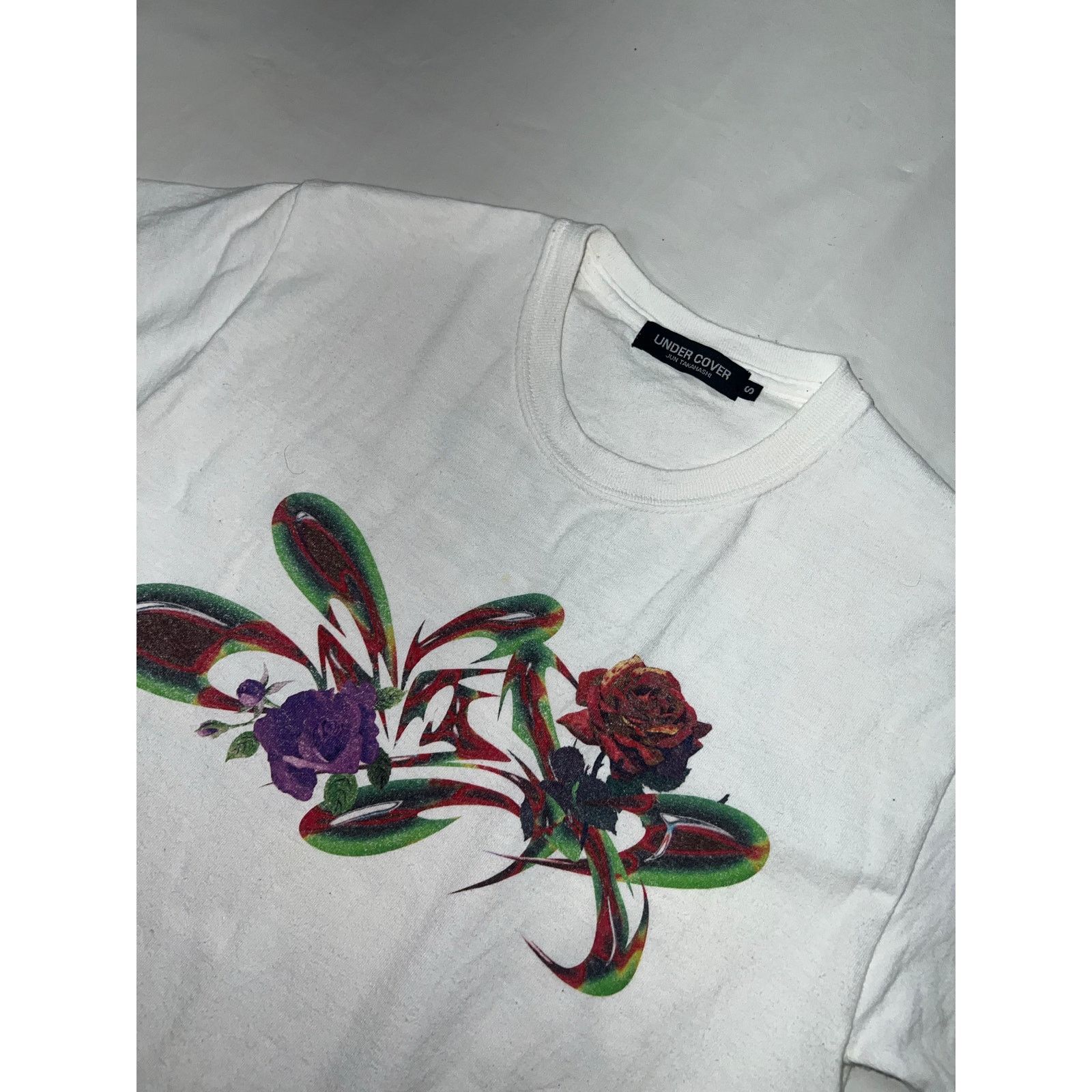 Undercover Undercover Madstore Guccimaze Floral Graffiti Tee Size US S / EU 44-46 / 1 - 4 Thumbnail