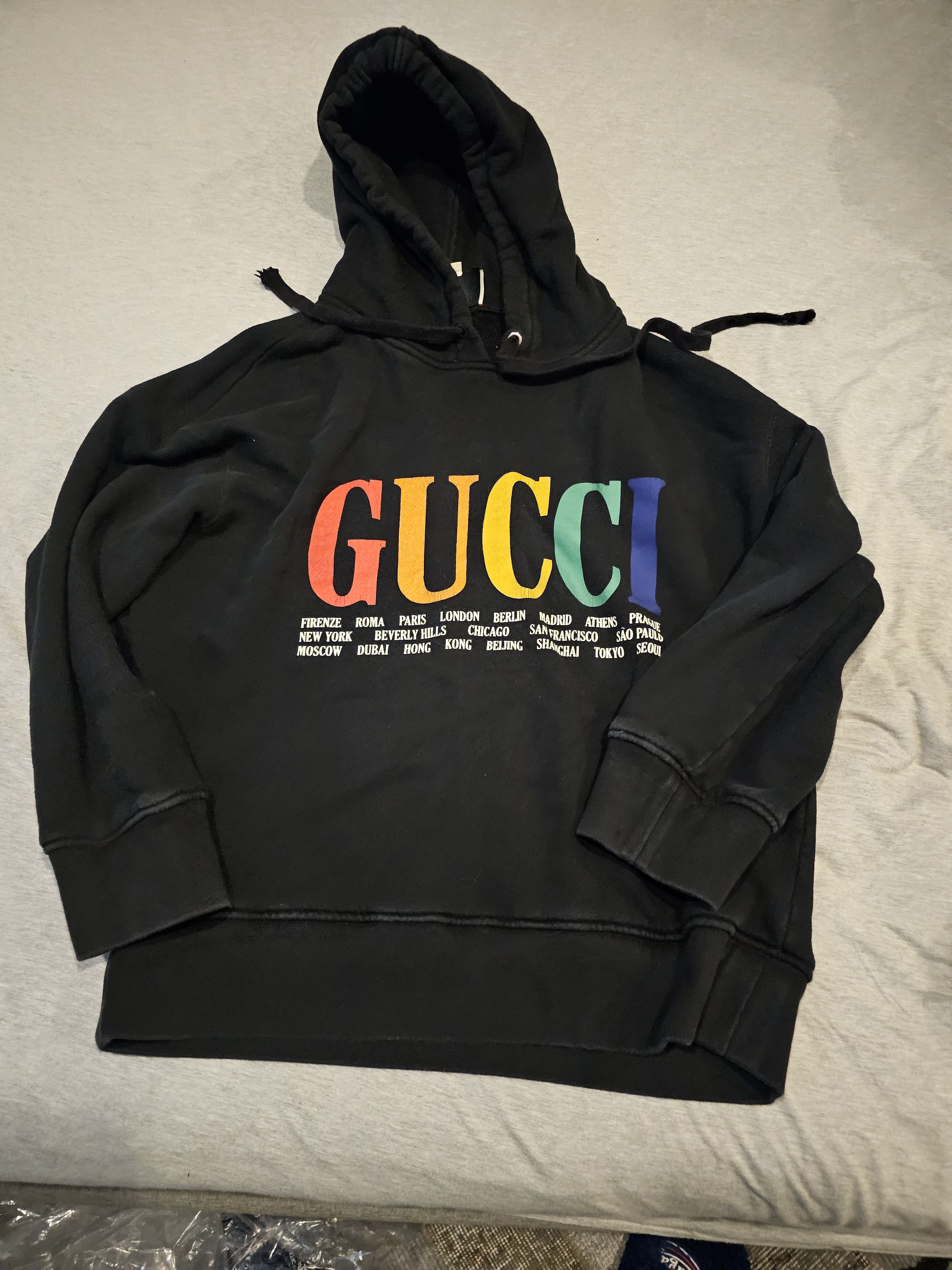 Gucci city hoodie hotsell