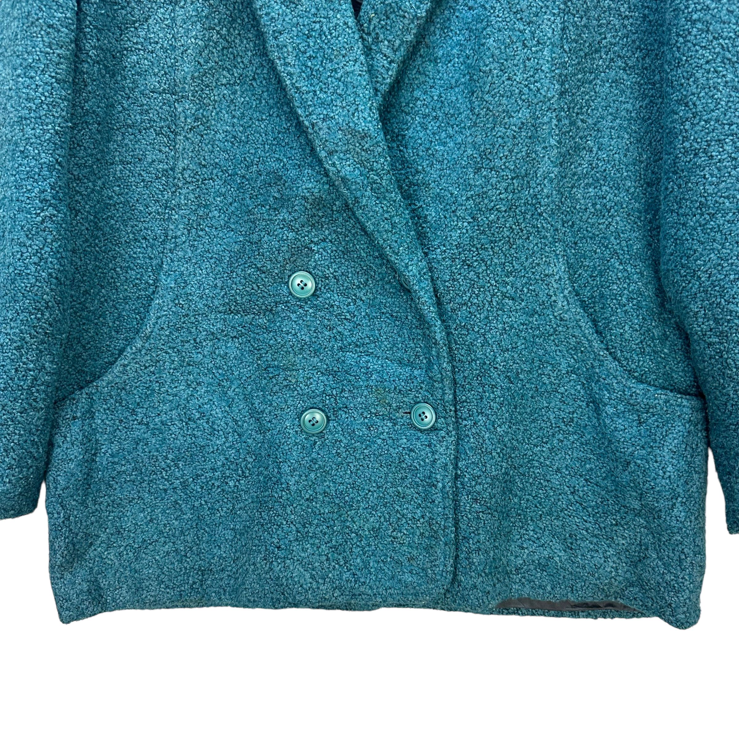 Issey Miyake RARE💥 80's ISSEY SPORT DOUBLE BREASTED COAT JACKET 7664-162 Size M / US 6-8 / IT 42-44 - 3 Thumbnail