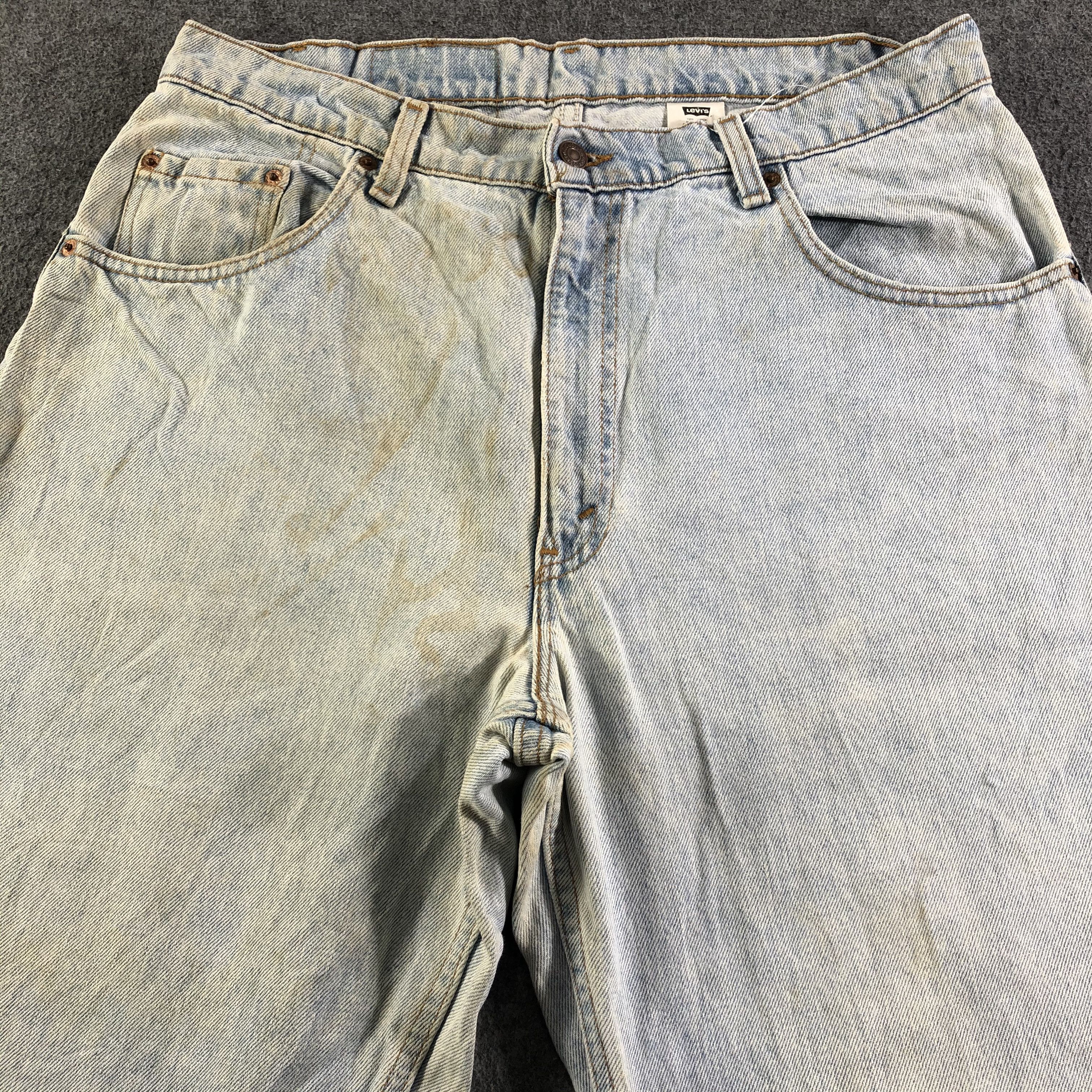 Levi's 90s Vintage Light Wash Levis 560 Jeans-J3138 Size US 35 - 3 Thumbnail
