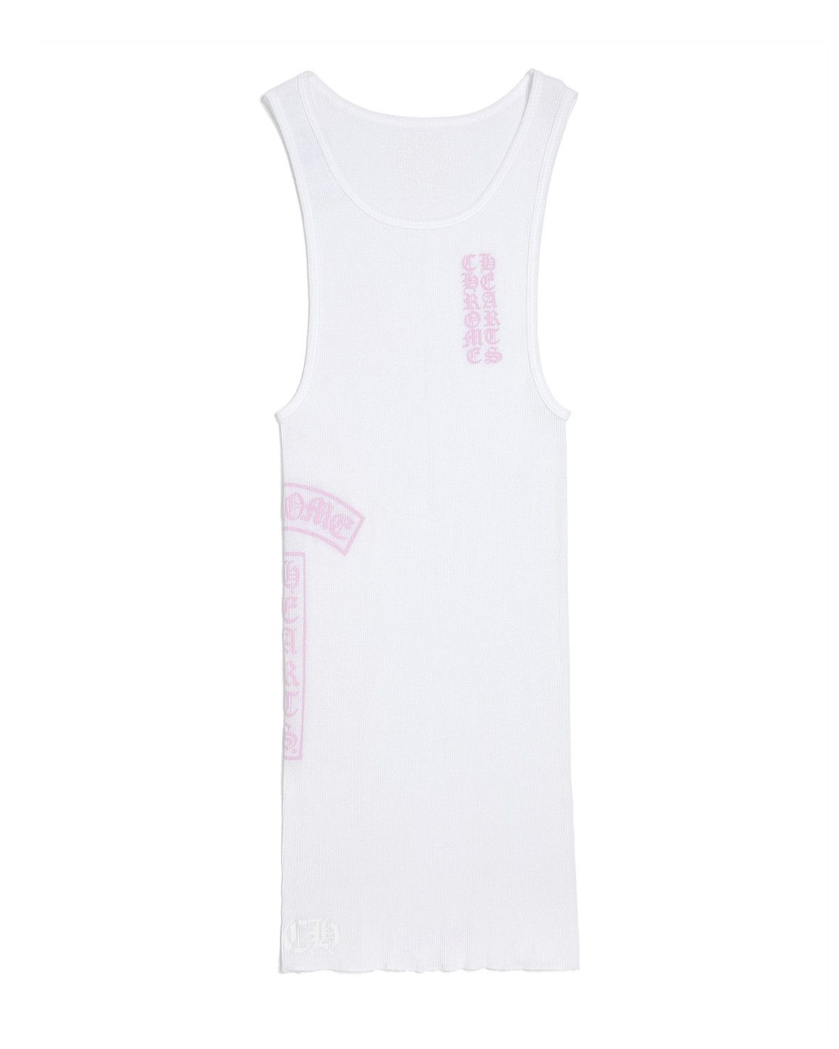 Chrome Hearts T Bar Rib Tank Pink and White Size US S / EU 44-46 / 1 - 1 Thumbnail