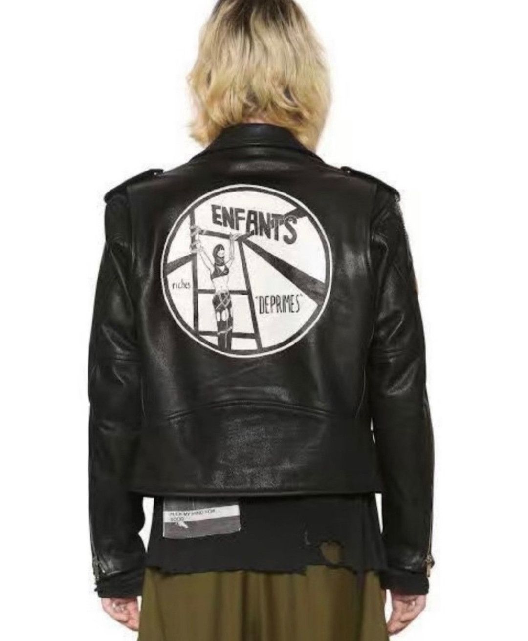 Enfants Riches Deprimes Erd Mercedes-Benz logo leather jacket Size US M / EU 48-50 / 2 - 8 Thumbnail