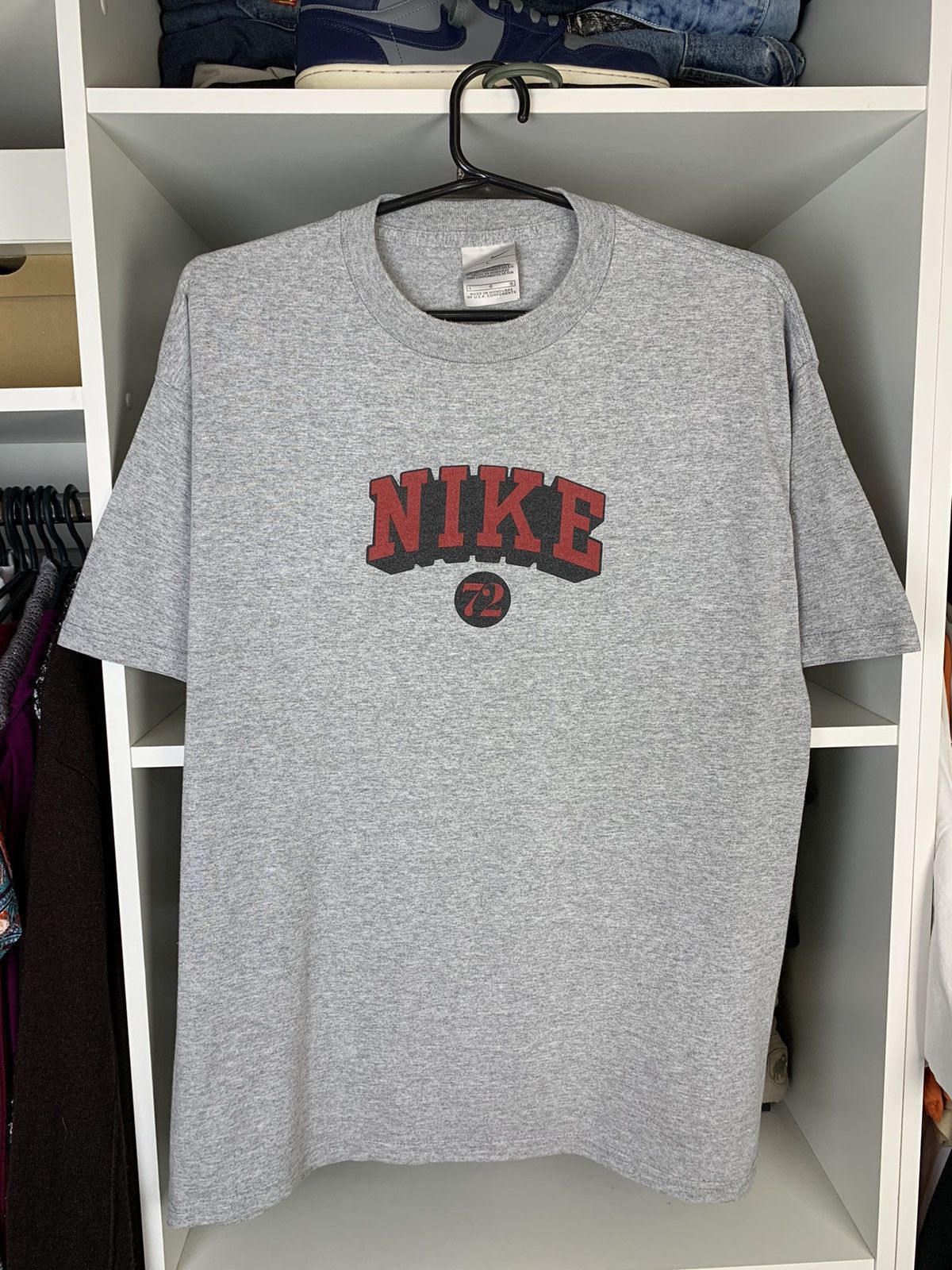 Other Vintage Nike 72 Big Logo T-shirt Size US L / EU 52-54 / 3 - 1 Thumbnail