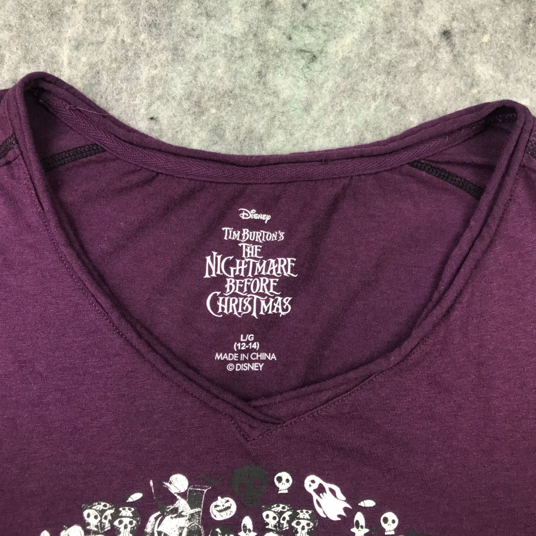 Disney Disney Nightmare Before Christmas Pajama Top Womens Large 12-14 Sleepwear Burton Size L / US 10 / IT 46 - 5 Thumbnail