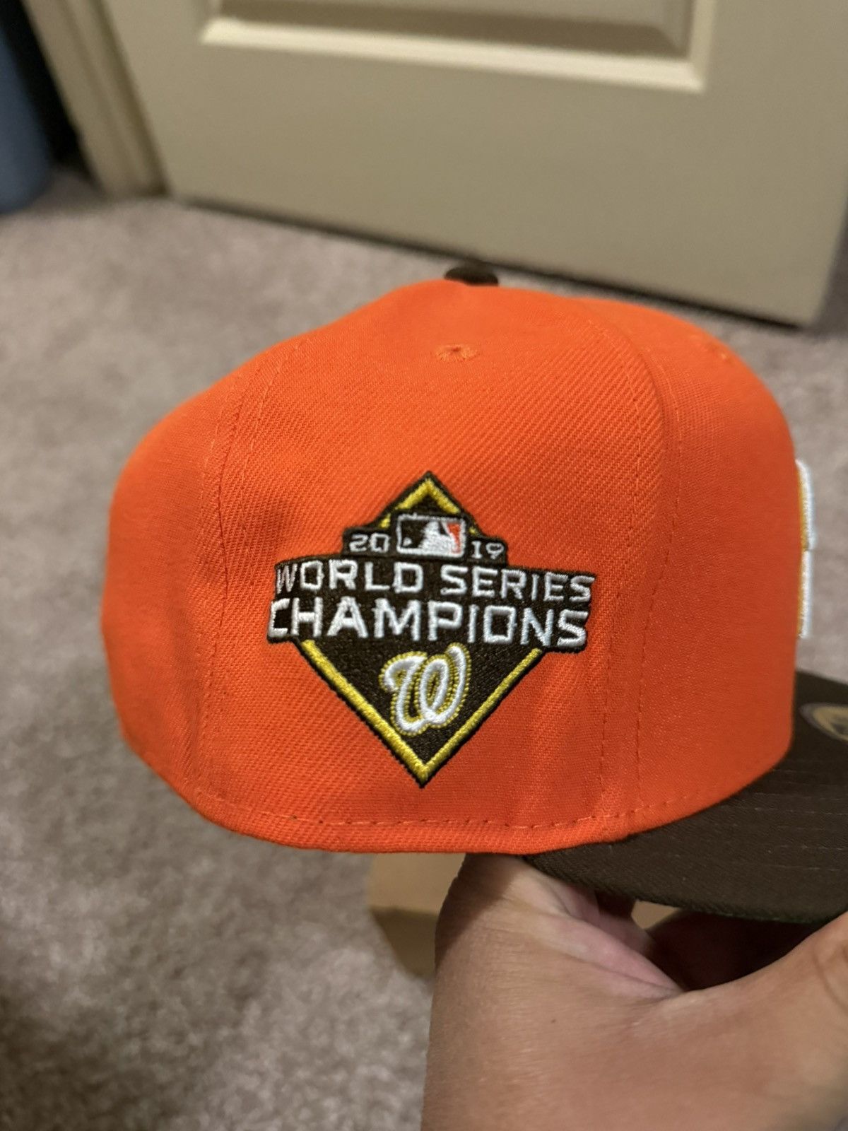 Hat Club 7 1/4 New Era Washington Nationals 2019 WS Fitted Size ONE SIZE - 3 Thumbnail